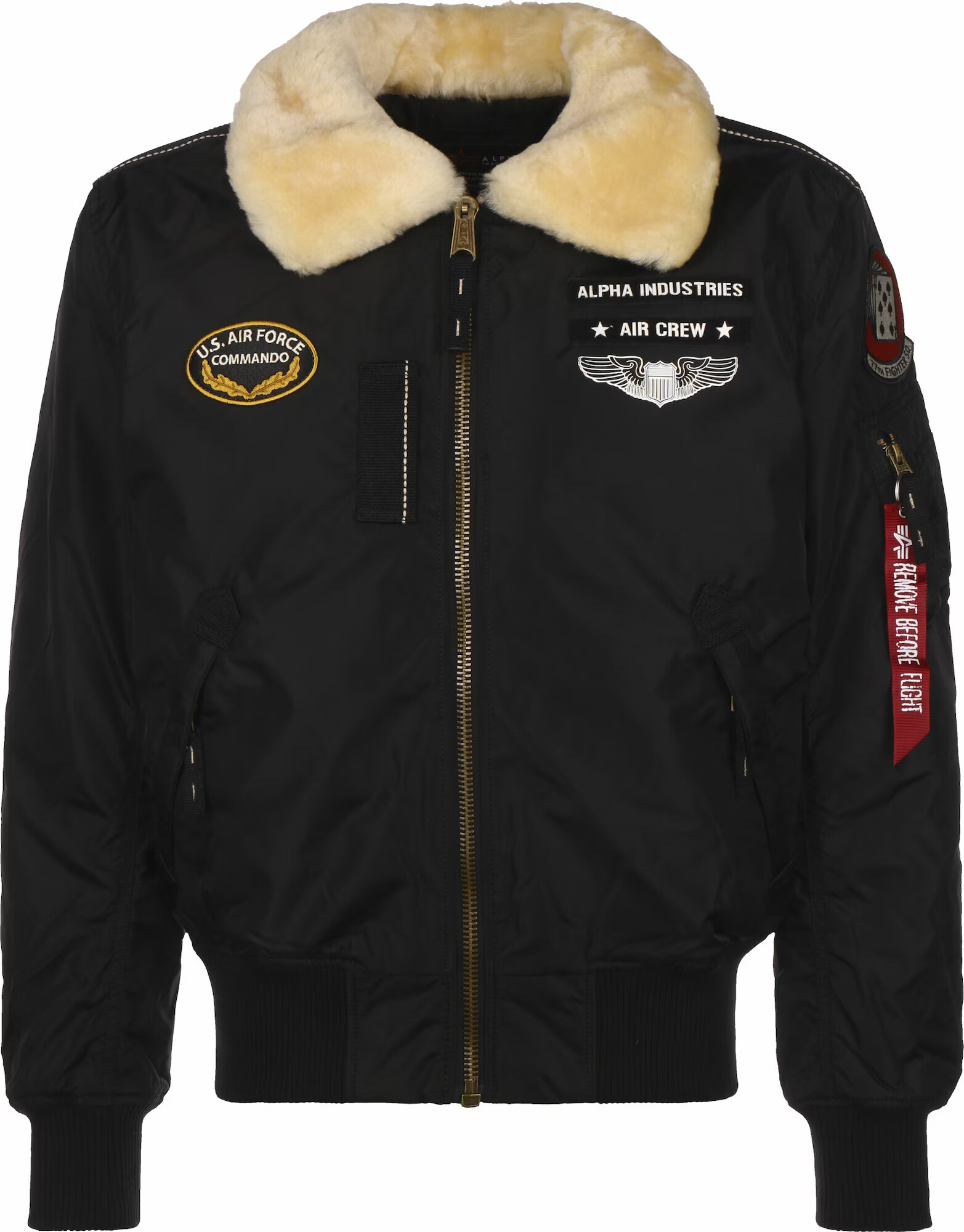 ALPHA INDUSTRIES Zimná bunda ' Injector III Air Force ' čierna - Pepit.sk