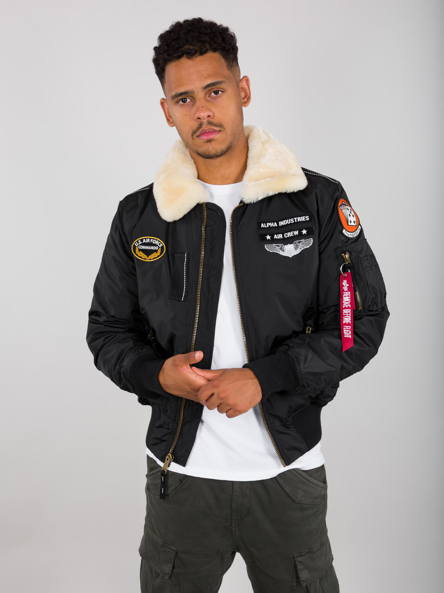 ALPHA INDUSTRIES Zimná bunda ' Injector III Air Force ' čierna - Pepit.sk