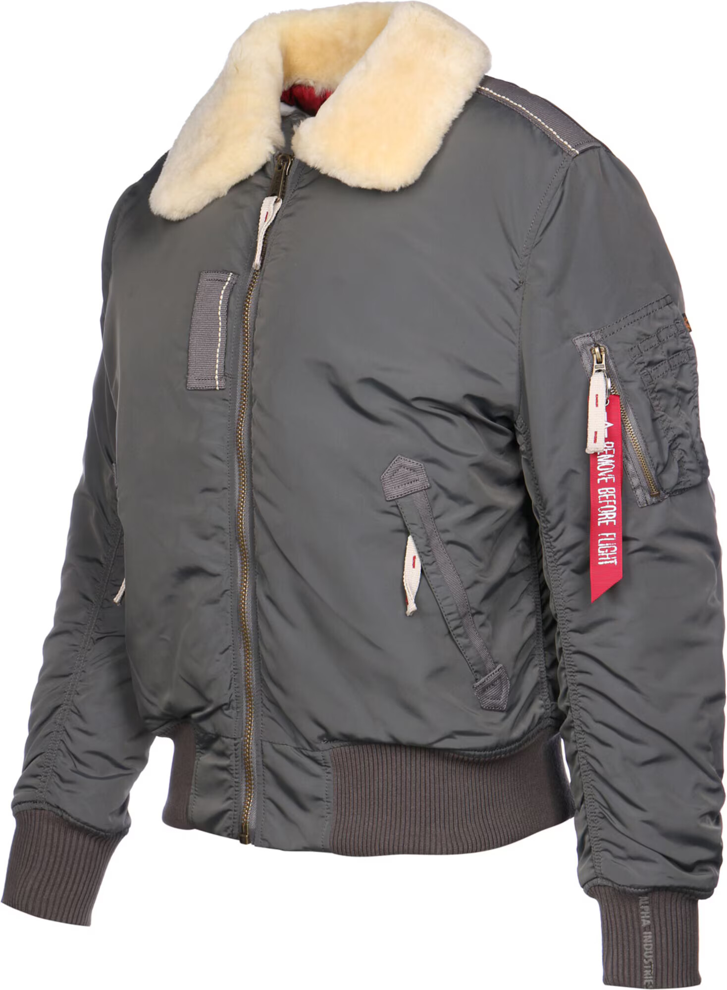 ALPHA INDUSTRIES Prechodná bunda 'Injector III' tmavosivá - Pepit.sk