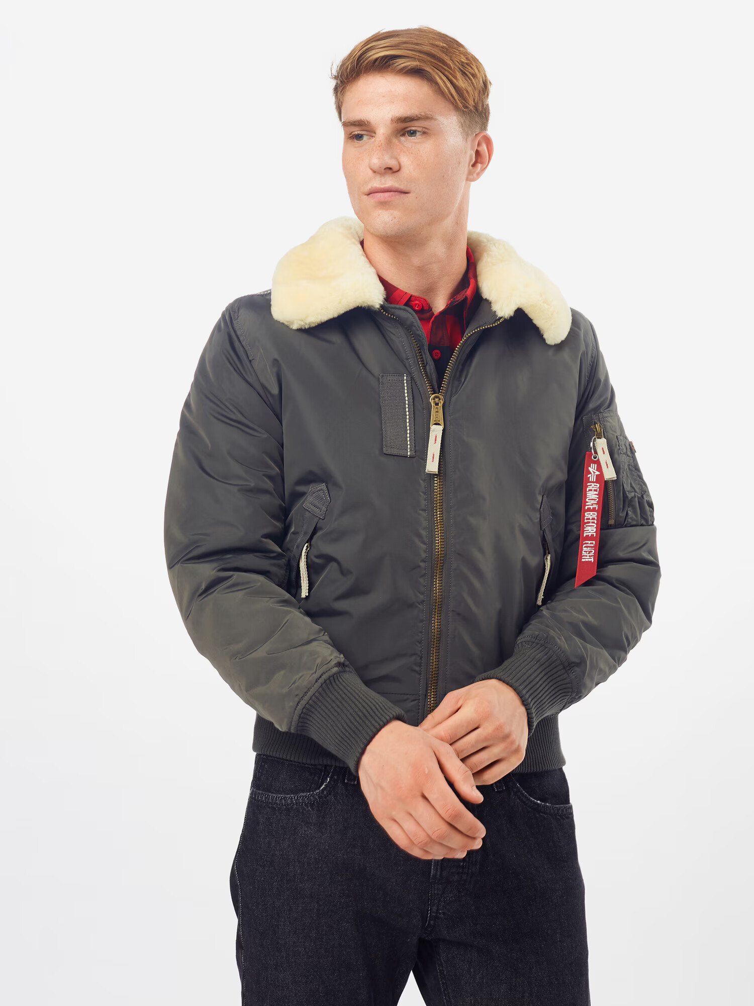 ALPHA INDUSTRIES Prechodná bunda 'Injector III' tmavosivá - Pepit.sk