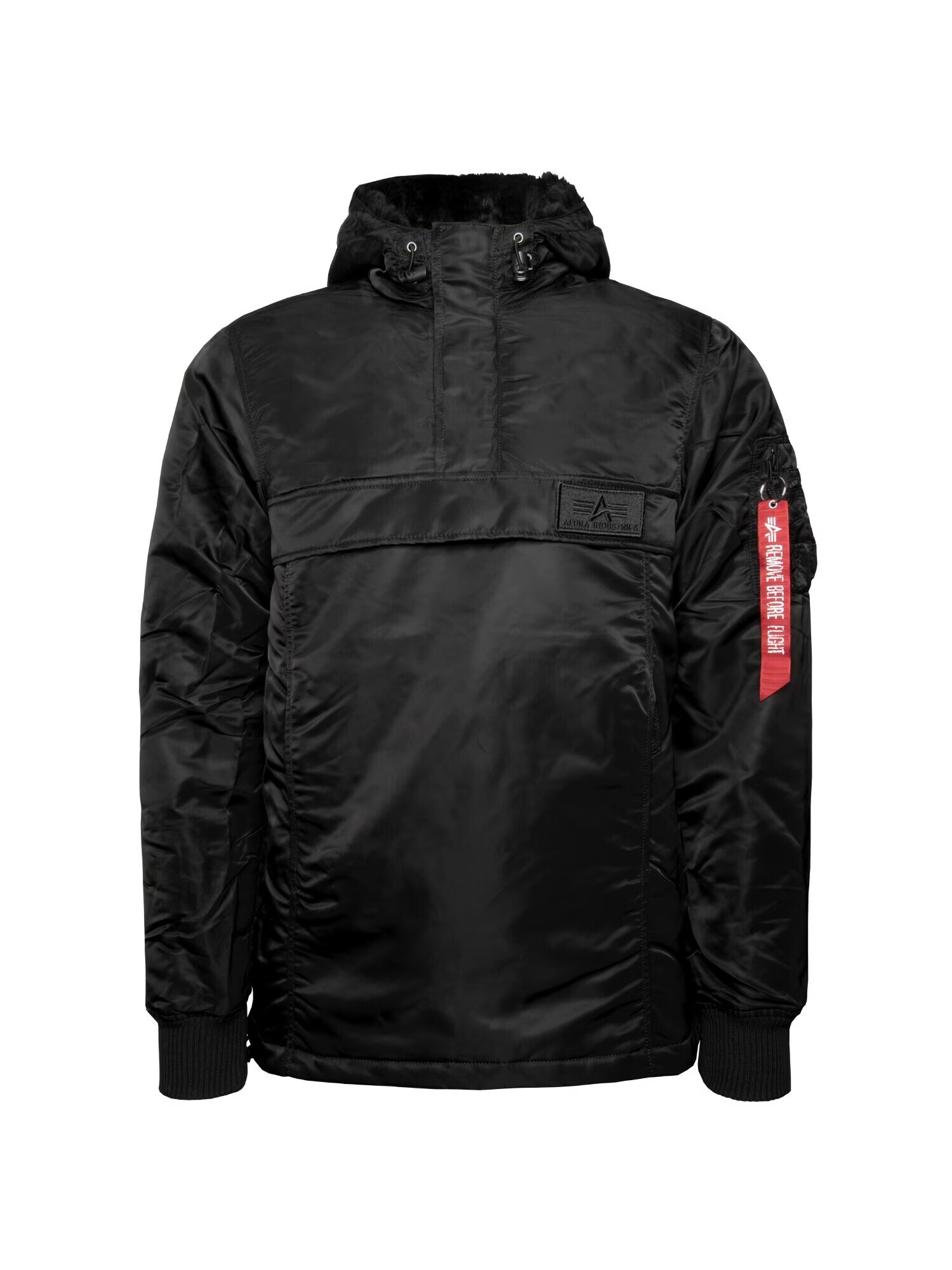 ALPHA INDUSTRIES Zimná bunda ohnivo červená / biela - Pepit.sk