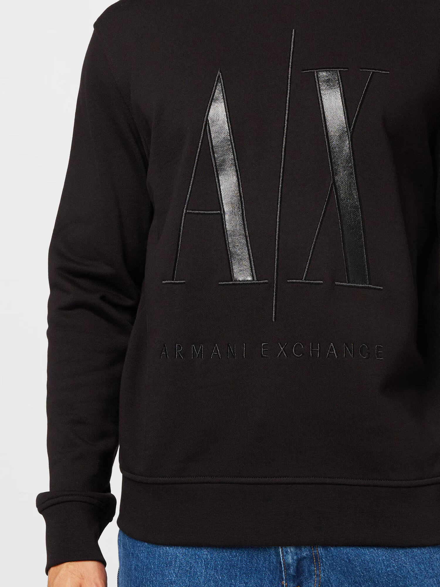 ARMANI EXCHANGE Mikina čierna - Pepit.sk