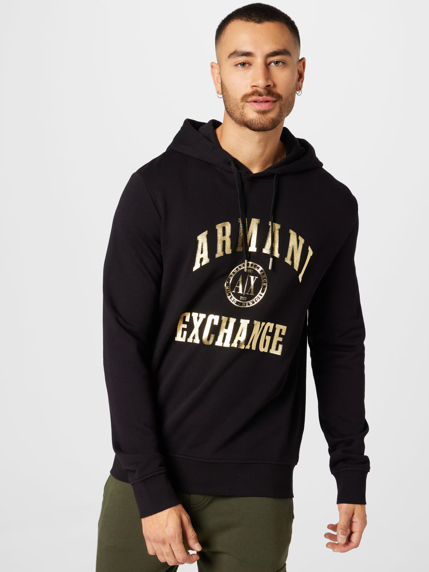 ARMANI EXCHANGE Mikina zlatá / čierna - Pepit.sk