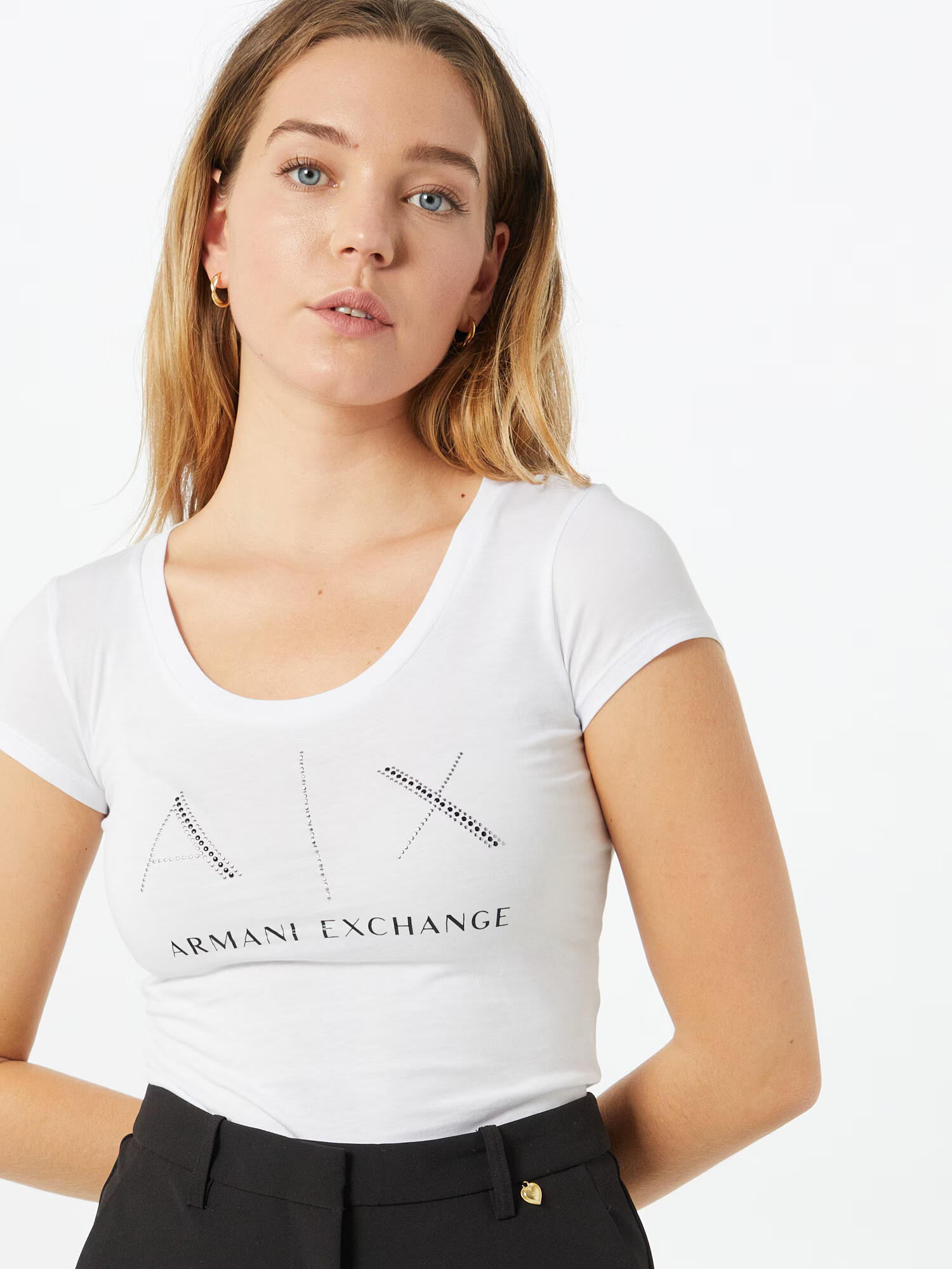 ARMANI EXCHANGE Tričko biela - Pepit.sk