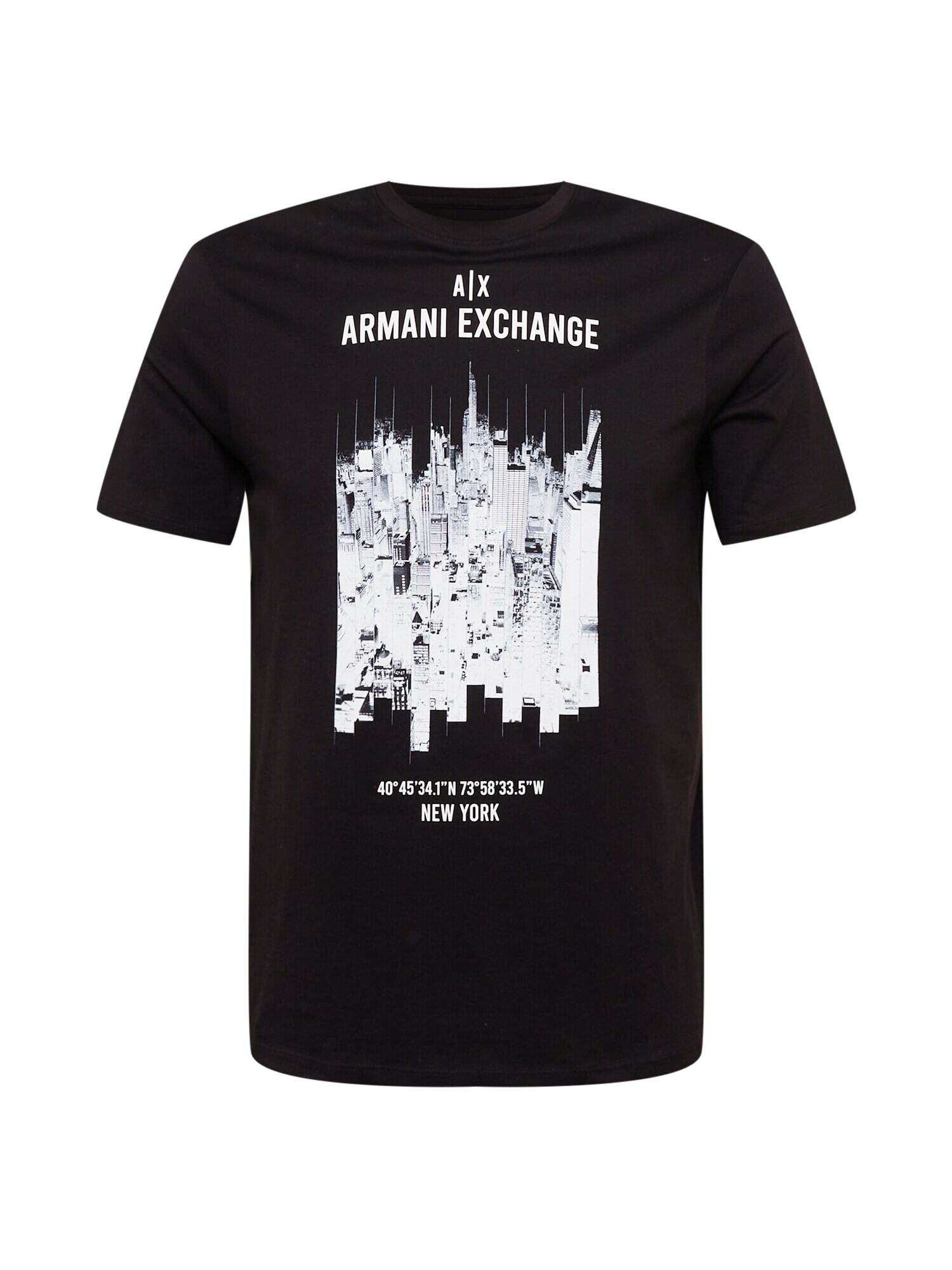 ARMANI EXCHANGE Tričko čierna / biela - Pepit.sk