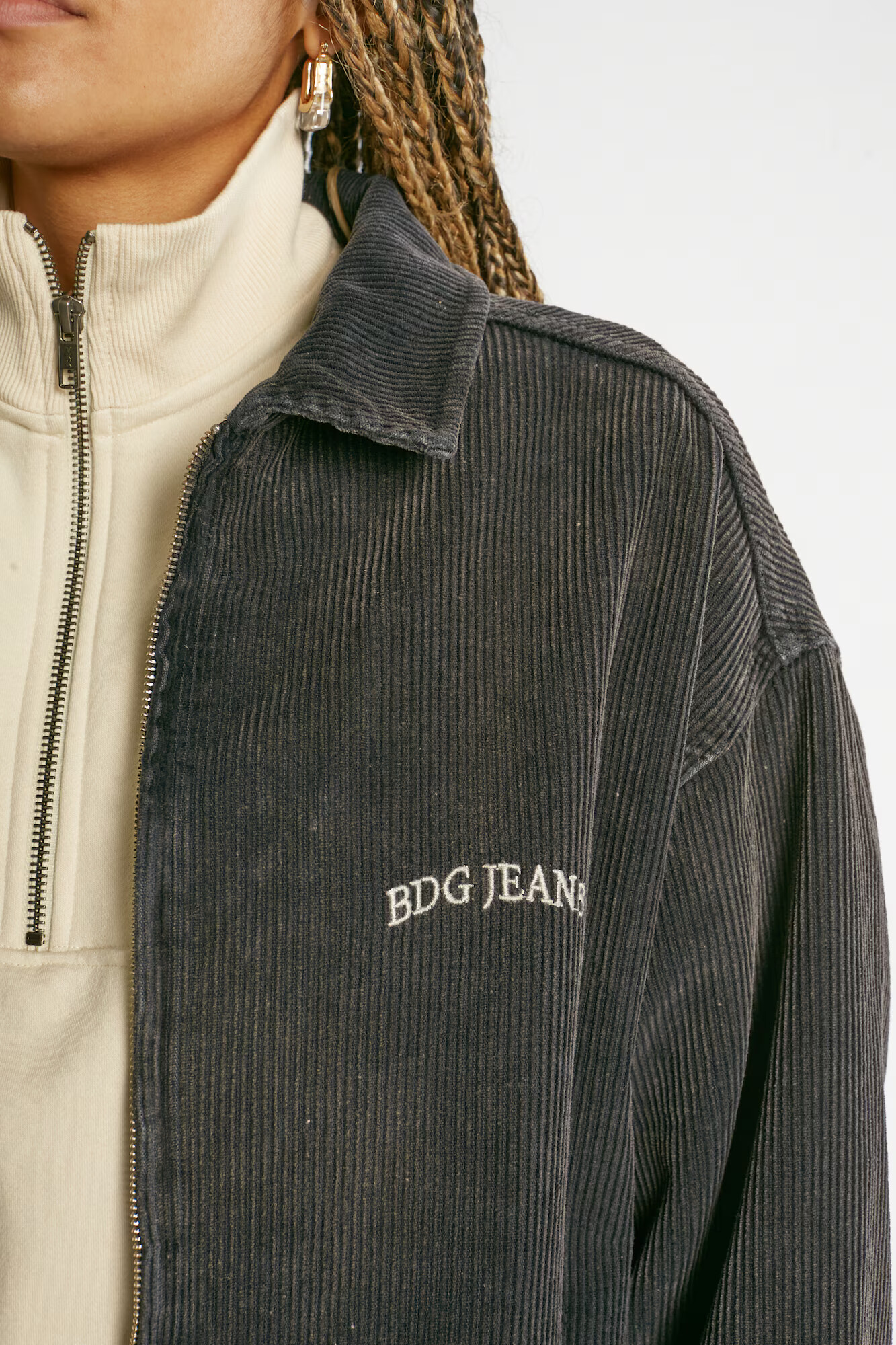 BDG Urban Outfitters Prechodná bunda 'Harrington' antracitová - Pepit.sk