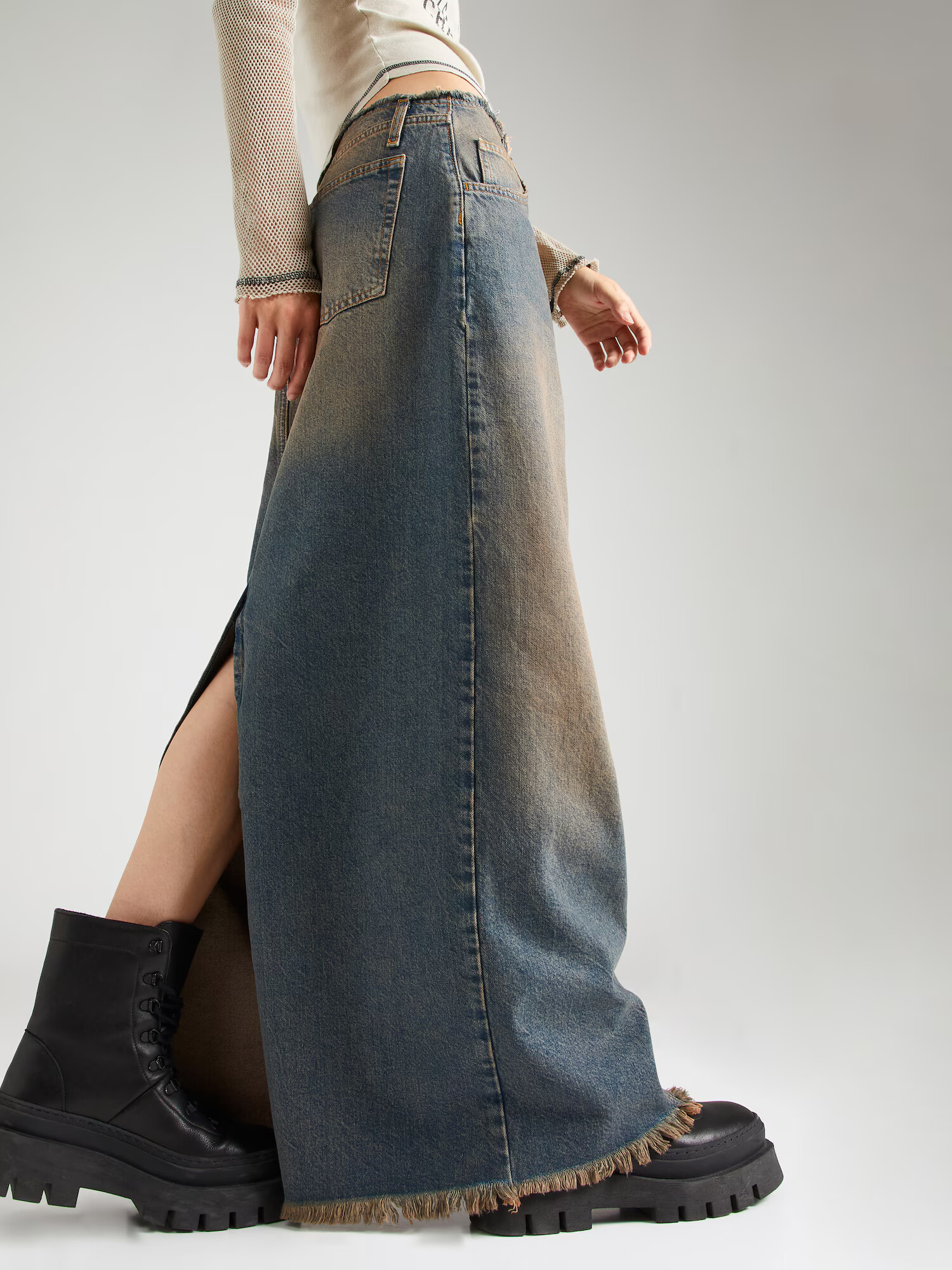 BDG Urban Outfitters Sukňa 'FRANKIE' modrá denim - Pepit.sk