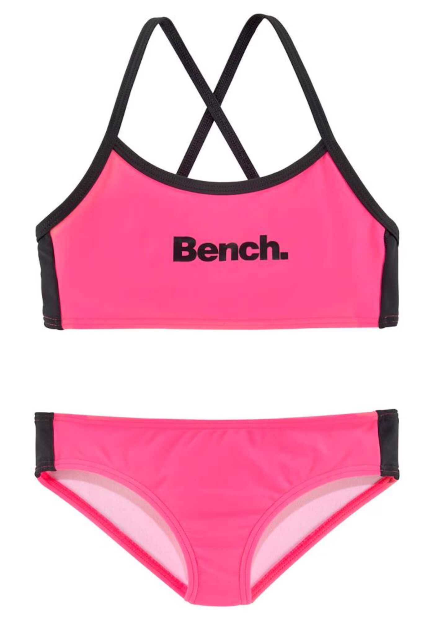 BENCH Bikiny pitaya / čierna - Pepit.sk