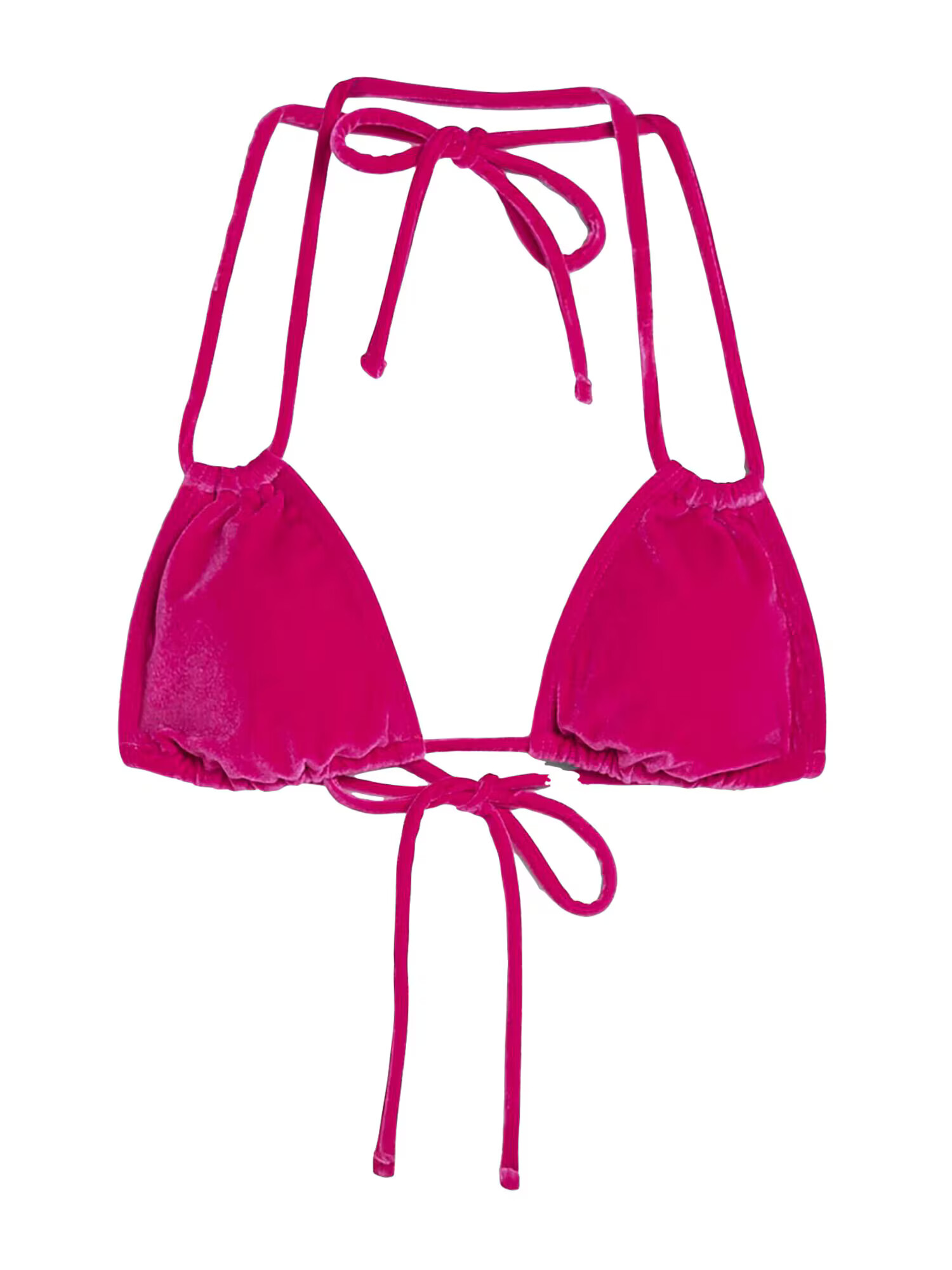 Bershka Bikinový top fuksia - Pepit.sk