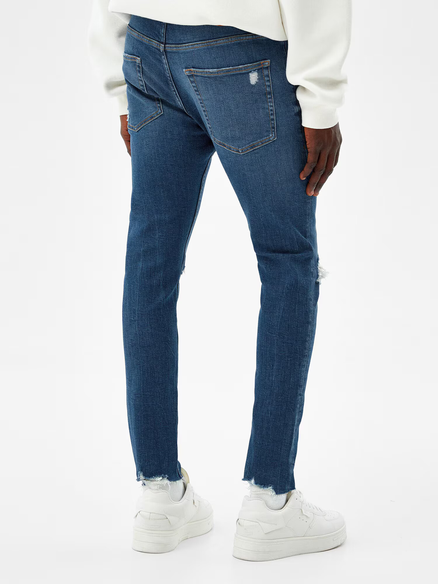 Bershka Džínsy modrá denim - Pepit.sk