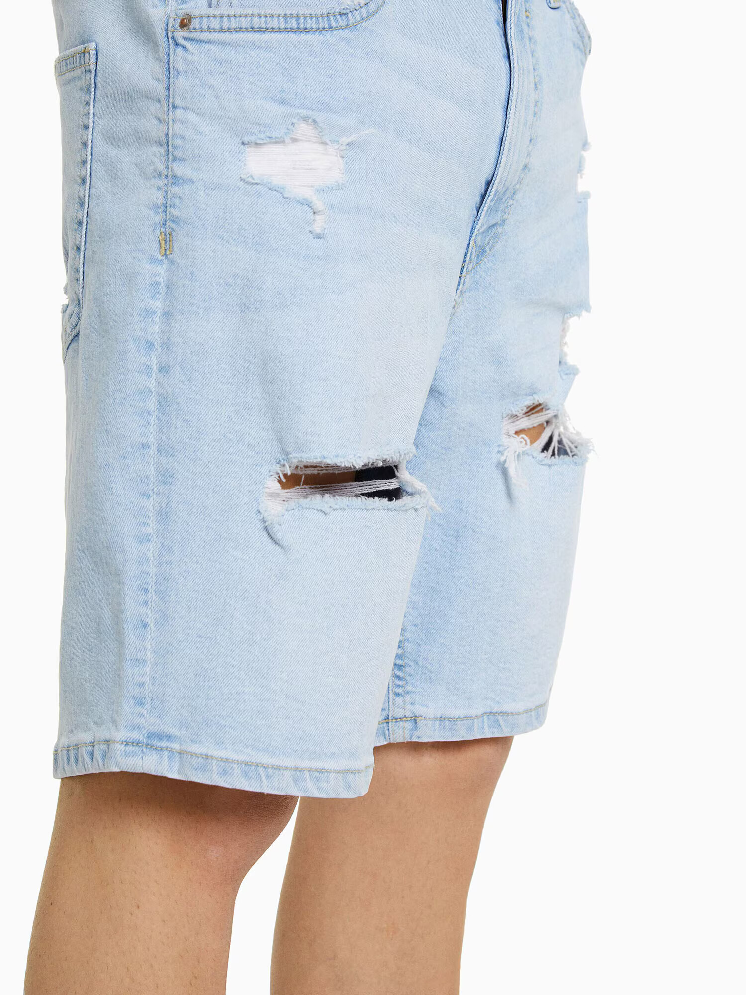 Bershka Džínsy modrá denim - Pepit.sk