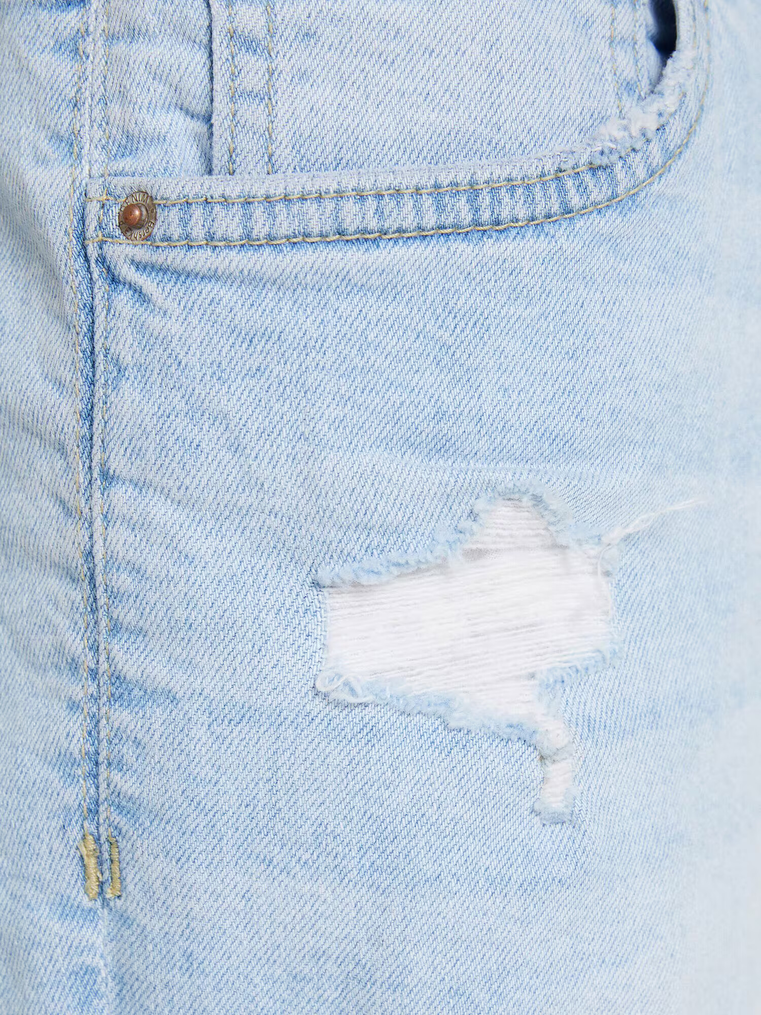 Bershka Džínsy modrá denim - Pepit.sk