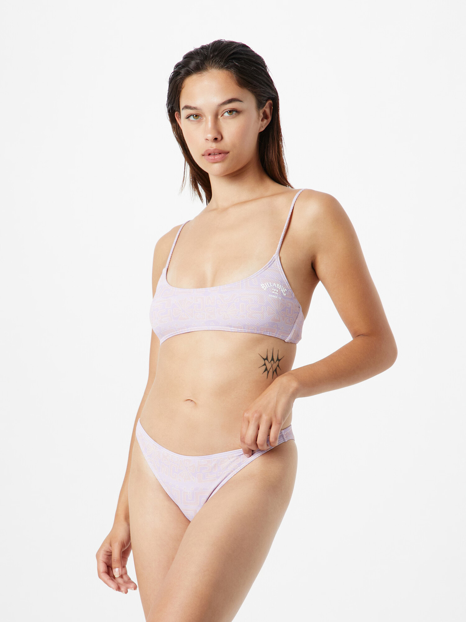 BILLABONG Bikinový top 'SINCE 73' fialová / oranžová / biela - Pepit.sk