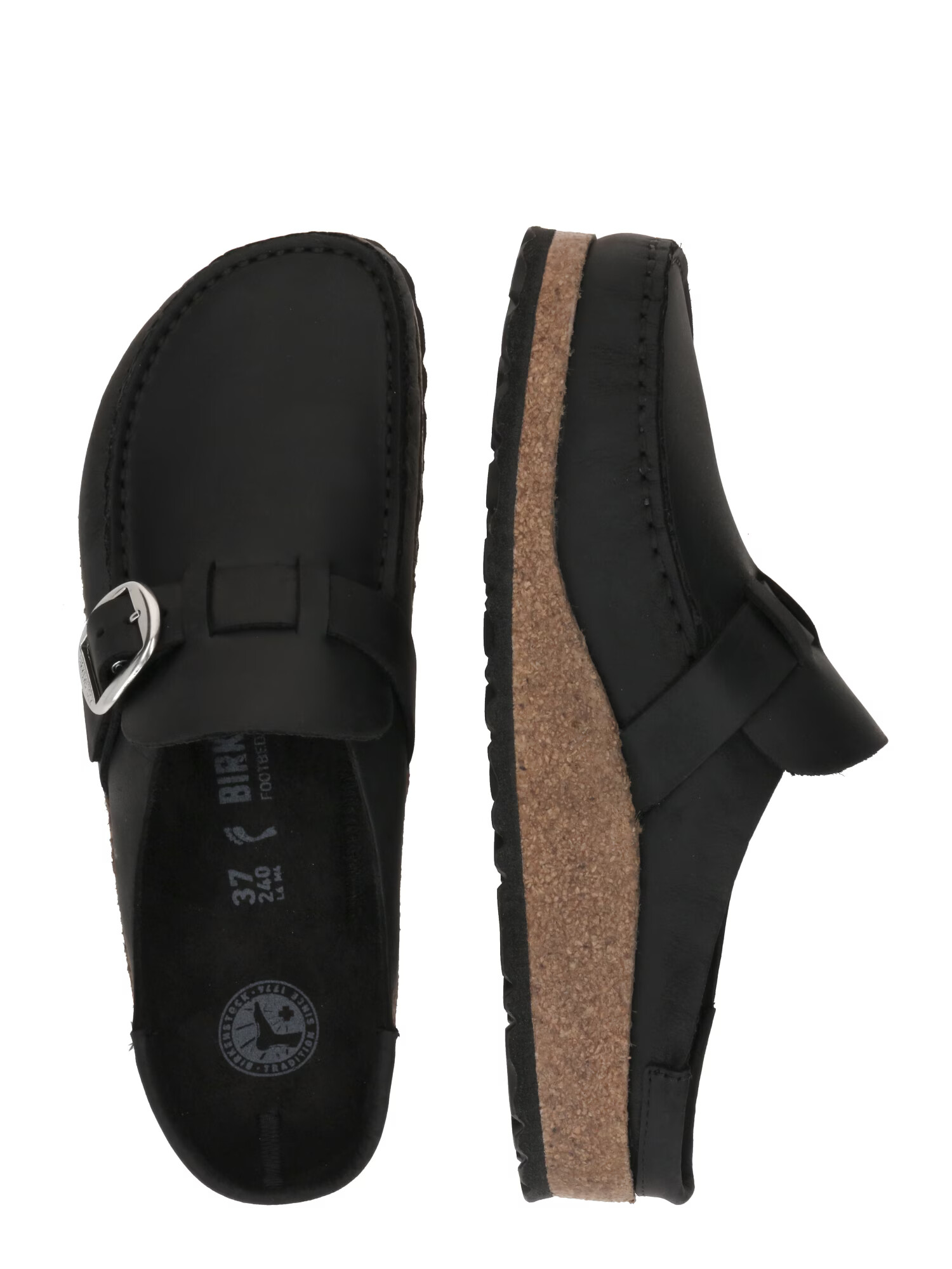 BIRKENSTOCK Dreváky 'LEOI' čierna - Pepit.sk