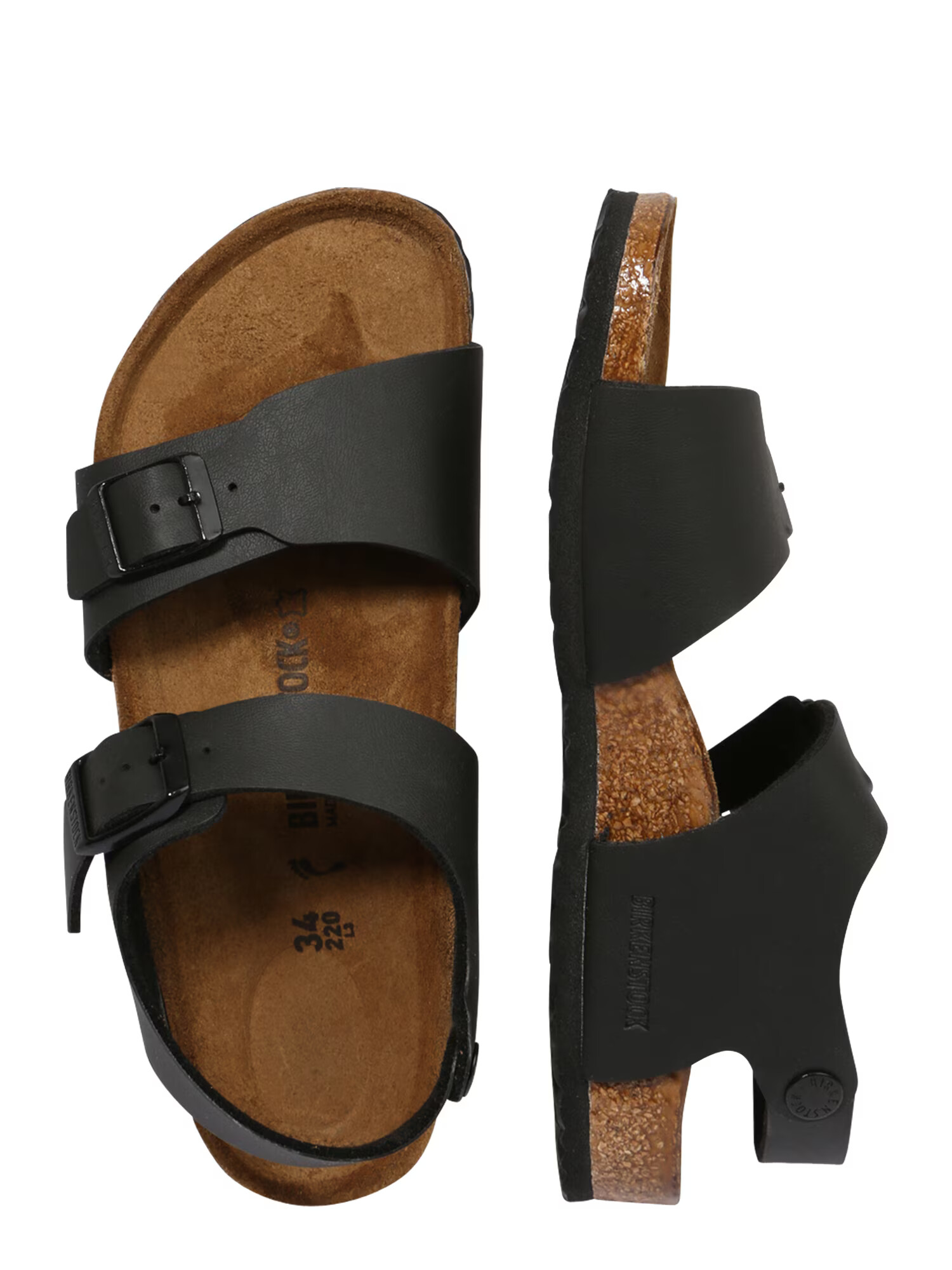 BIRKENSTOCK Otvorená obuv 'New York' čierna - Pepit.sk