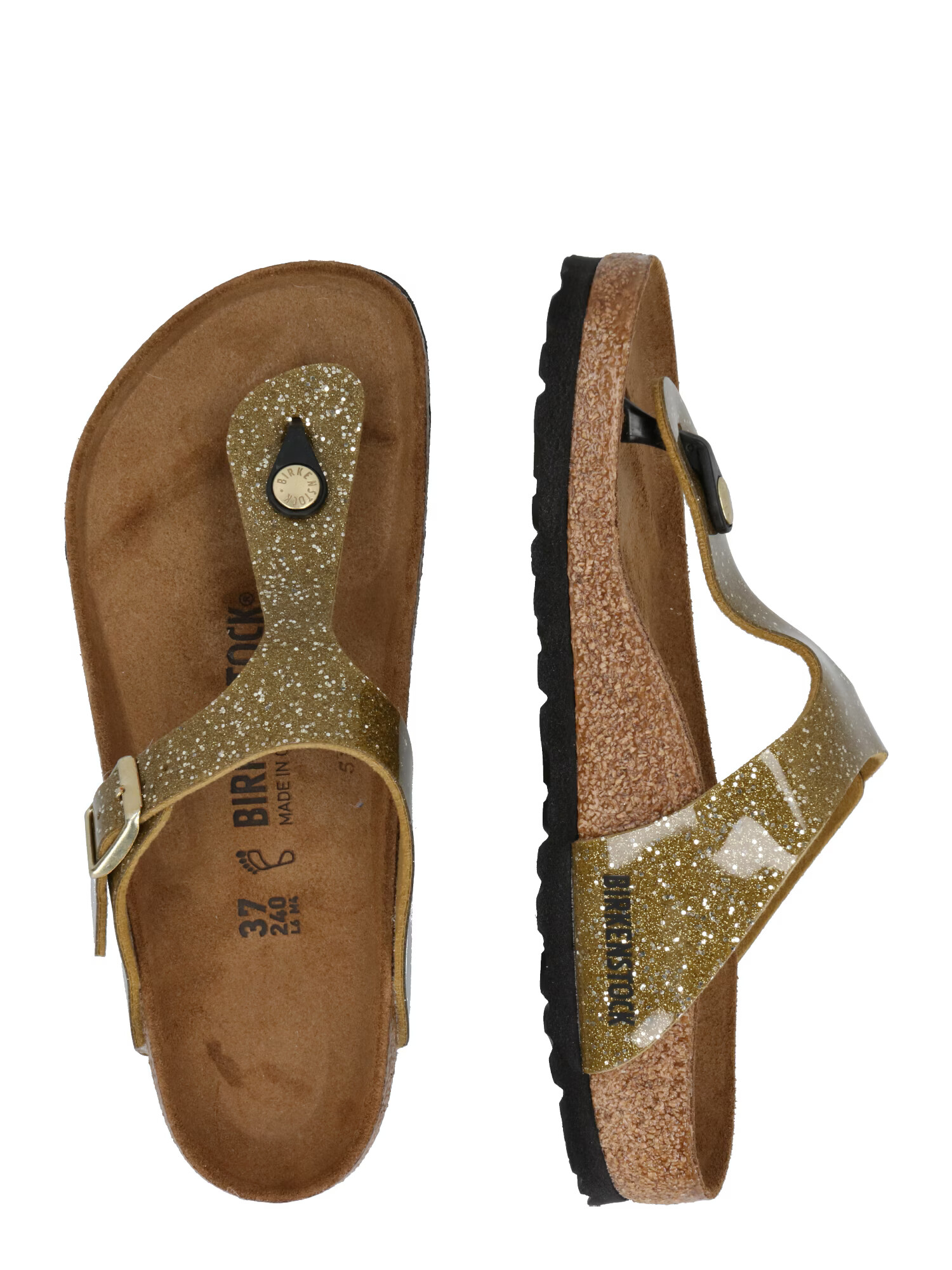 BIRKENSTOCK Žabky 'Gizeh Cosmic Sparkle' zlatá - Pepit.sk