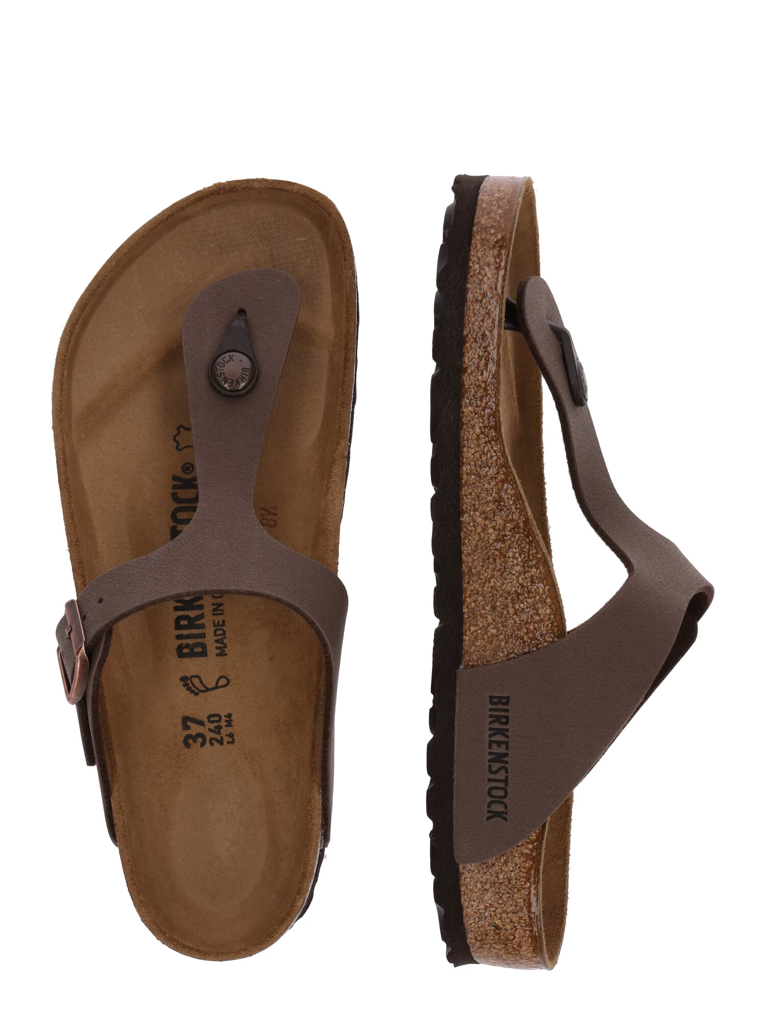 BIRKENSTOCK Žabky 'Gizeh' hnedá - Pepit.sk