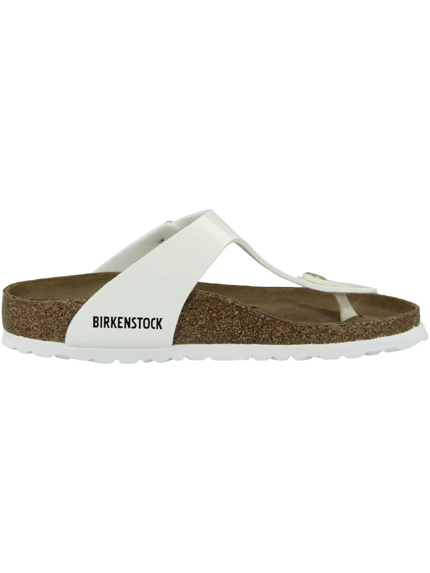 BIRKENSTOCK Žabky 'Gizeh' hnedá / svetlohnedá / zlatá / biela - Pepit.sk