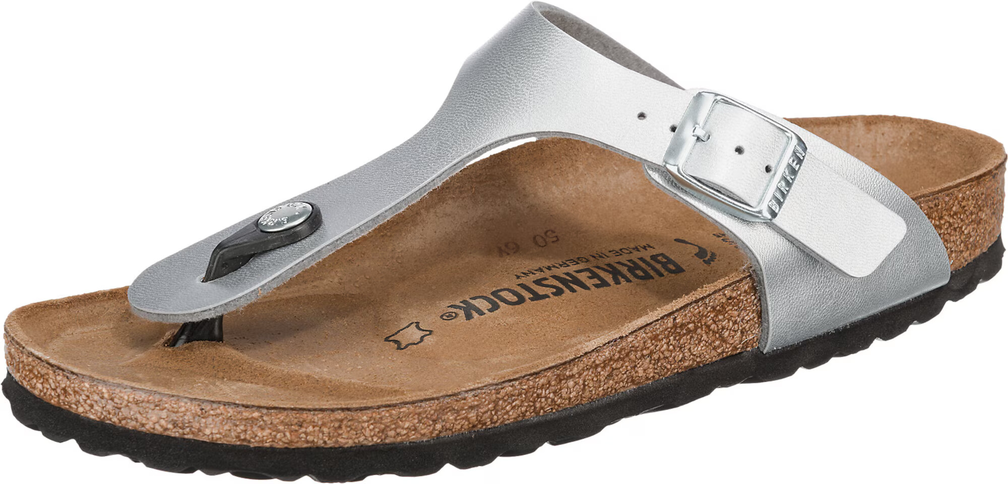 BIRKENSTOCK Žabky 'Gizeh' strieborná - Pepit.sk