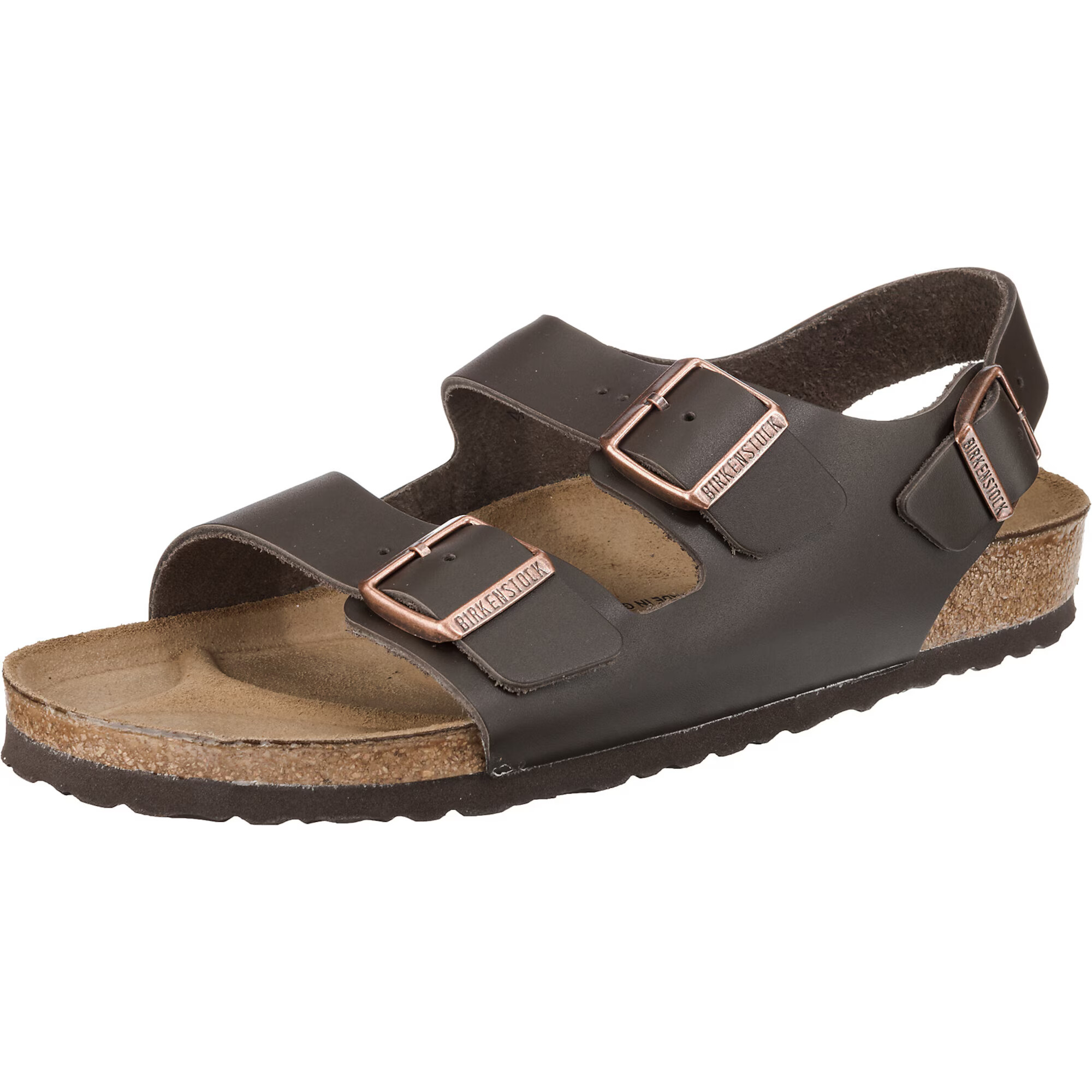 BIRKENSTOCK Sandále 'Milano' tmavohnedá - Pepit.sk