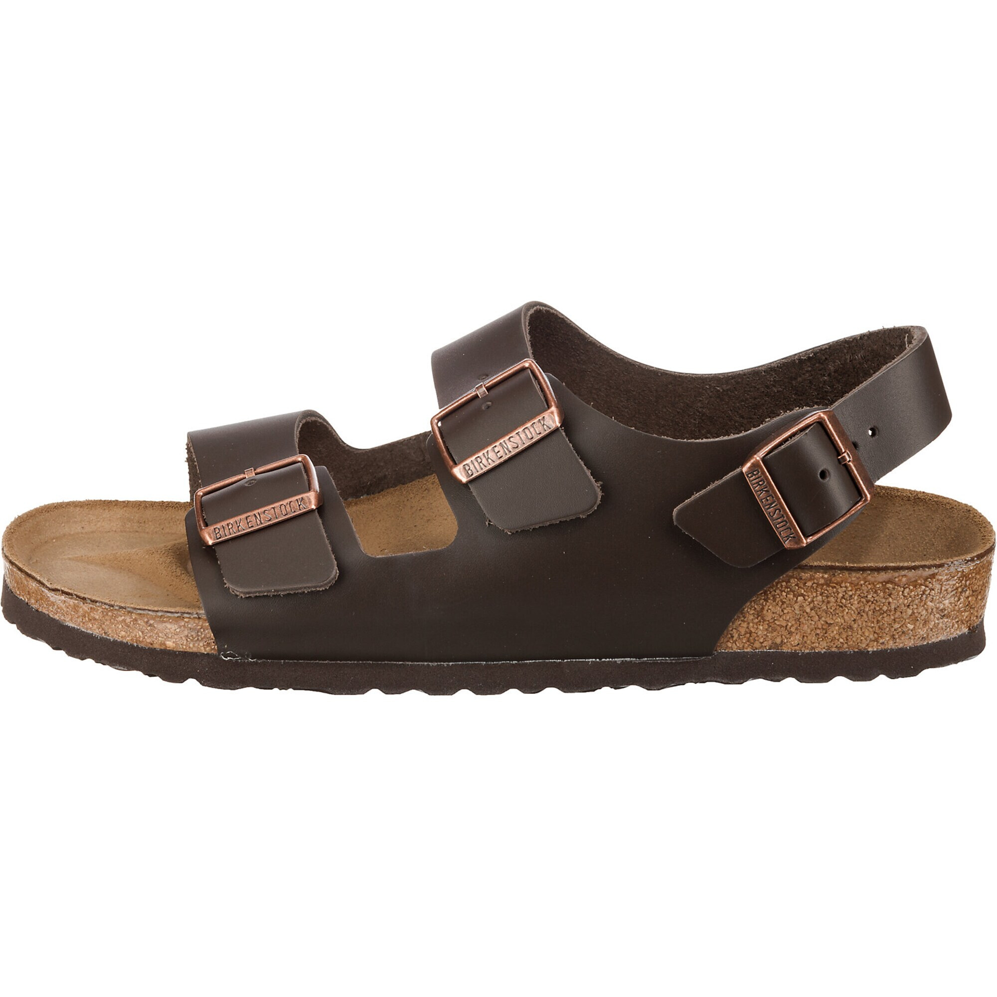 BIRKENSTOCK Sandále 'Milano' tmavohnedá - Pepit.sk