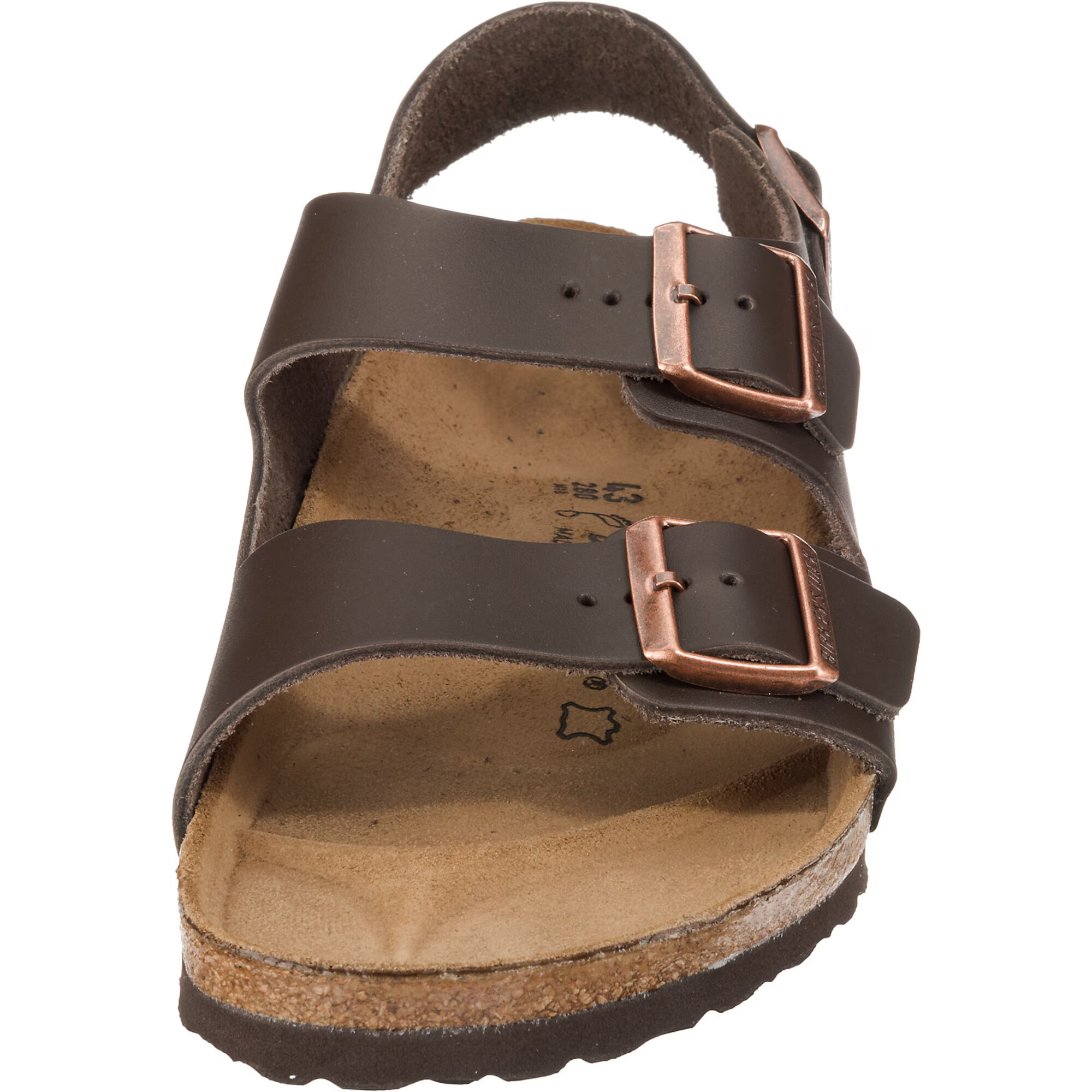 BIRKENSTOCK Sandále 'Milano' tmavohnedá - Pepit.sk