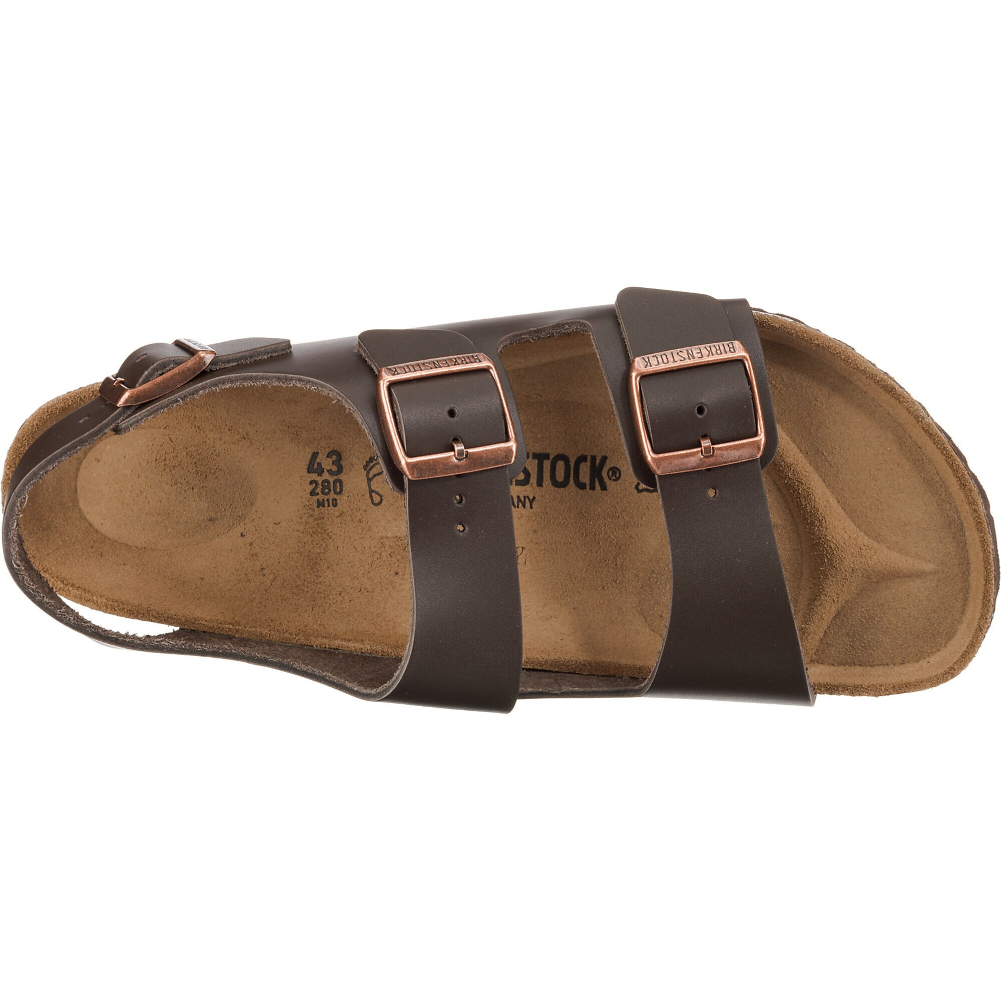 BIRKENSTOCK Sandále 'Milano' tmavohnedá - Pepit.sk