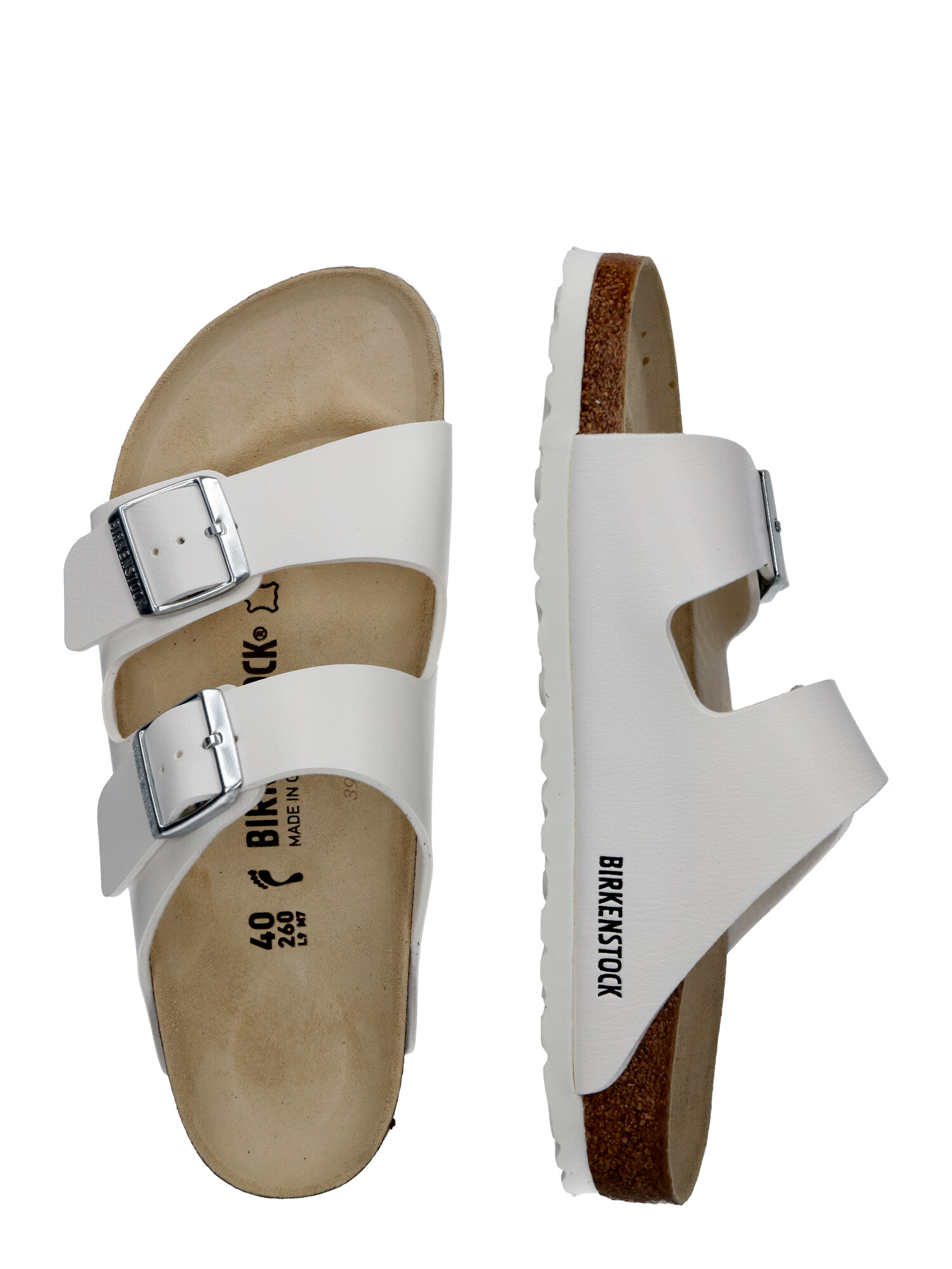 BIRKENSTOCK Šľapky 'Arizona' biela - Pepit.sk