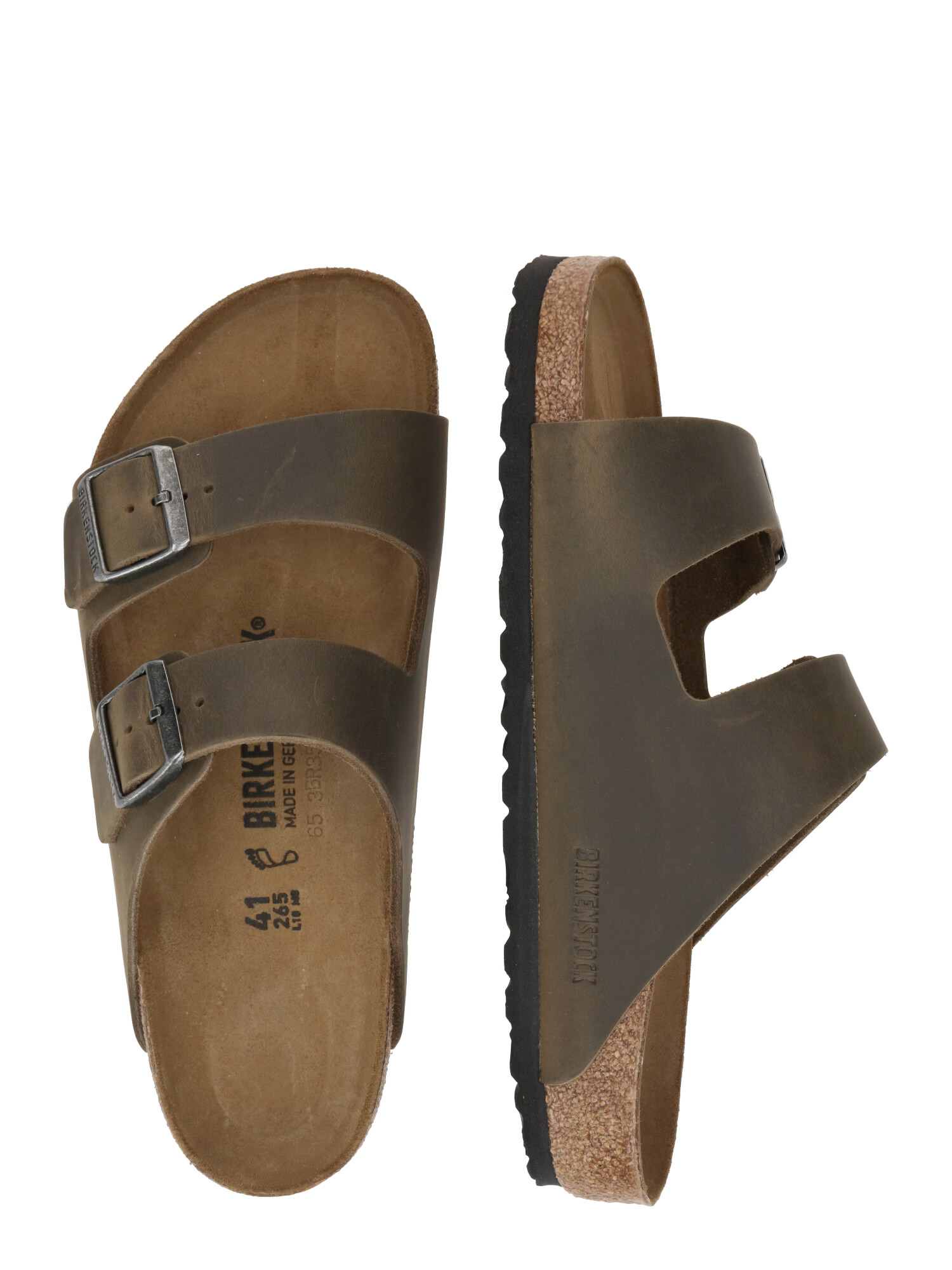 BIRKENSTOCK Šľapky 'Arizona LEOI' kaki - Pepit.sk