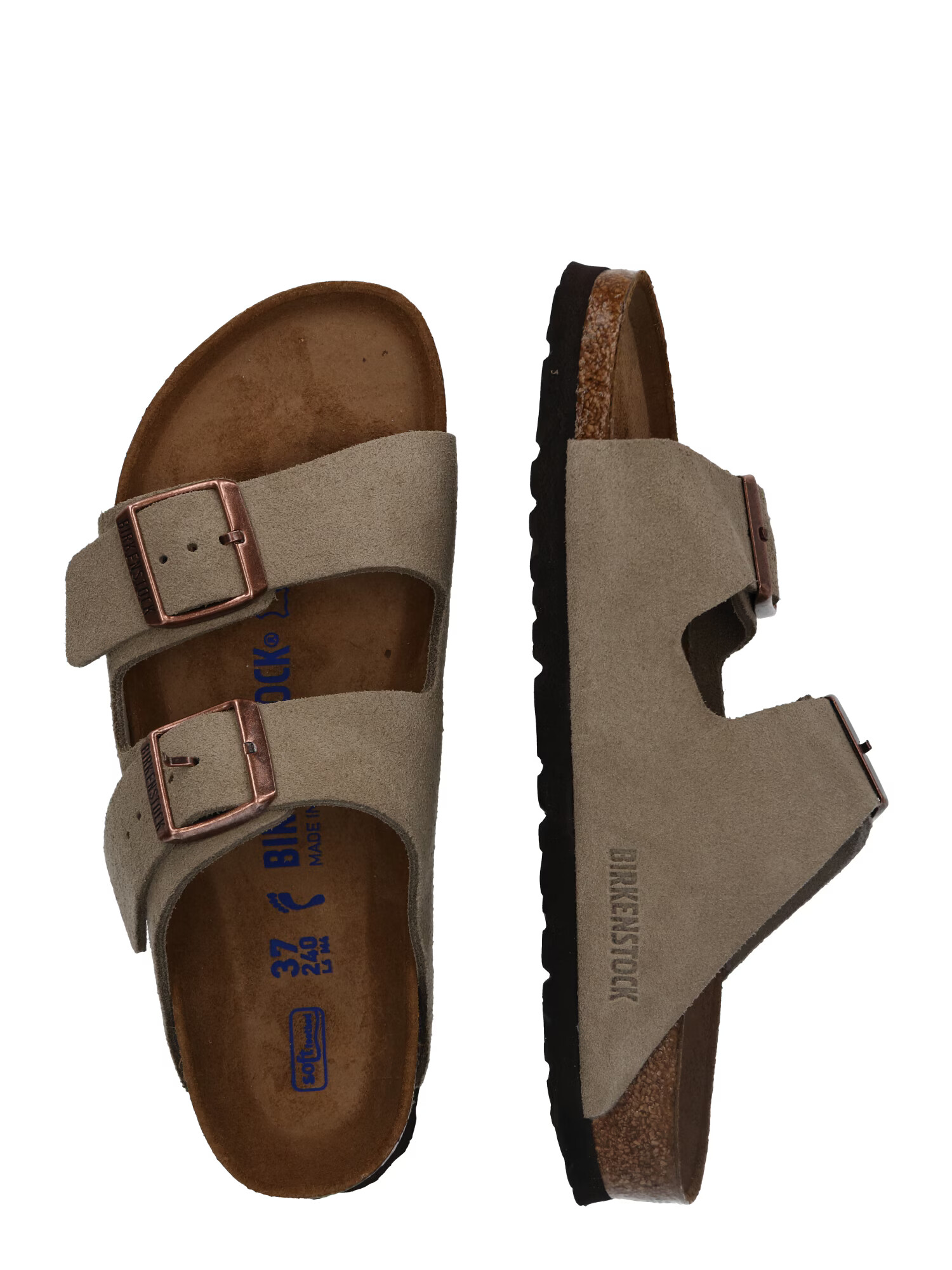 BIRKENSTOCK Šľapky 'Arizona' tmavošedá - Pepit.sk