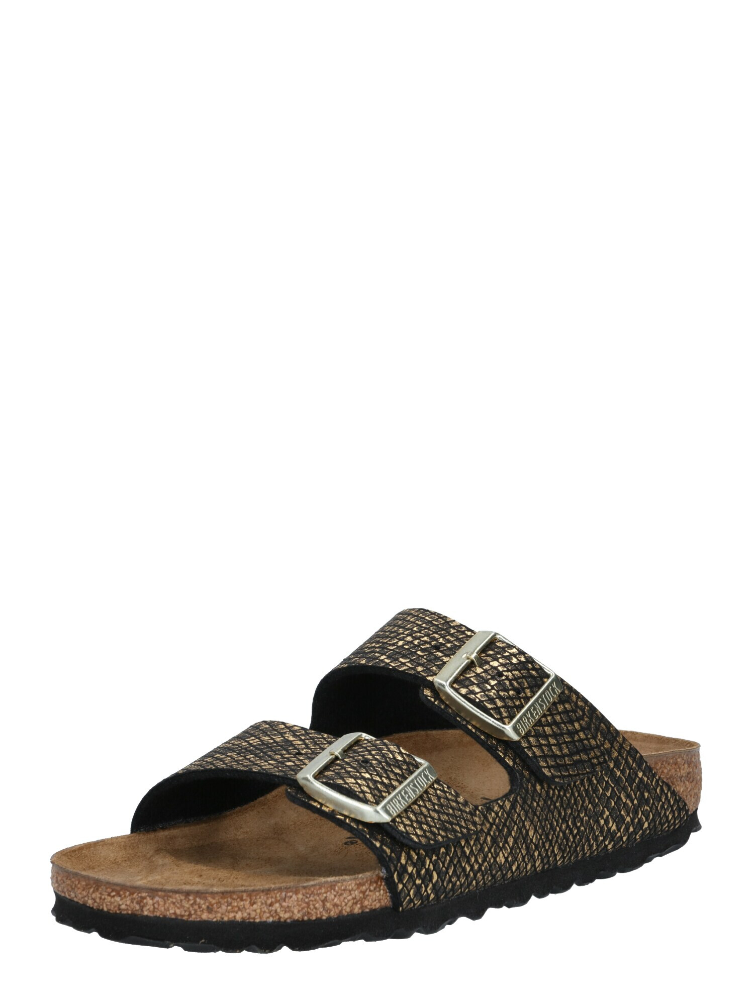 BIRKENSTOCK Šľapky 'Arizona' zlatá / čierna - Pepit.sk