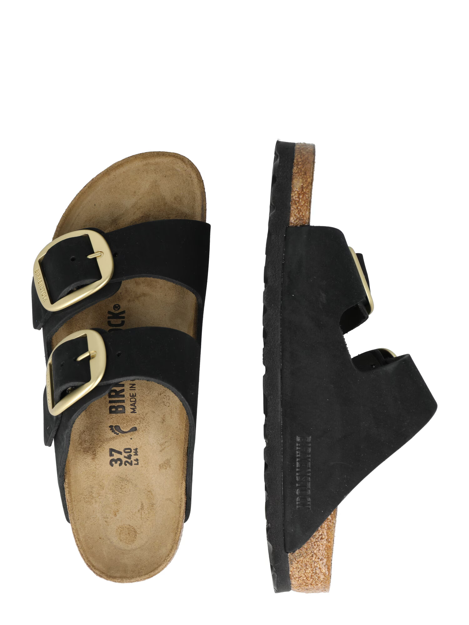 BIRKENSTOCK Šľapky 'Arizona Big Buckle' zlatá / čierna - Pepit.sk