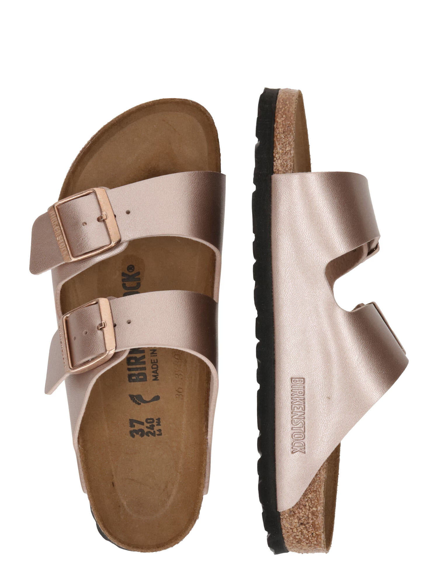 BIRKENSTOCK Šľapky 'Arizona' zlatá / ružová - Pepit.sk