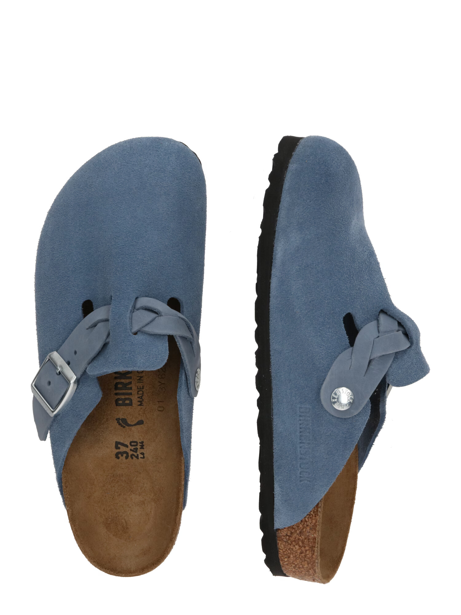 BIRKENSTOCK Šľapky 'Boston' nebesky modrá - Pepit.sk