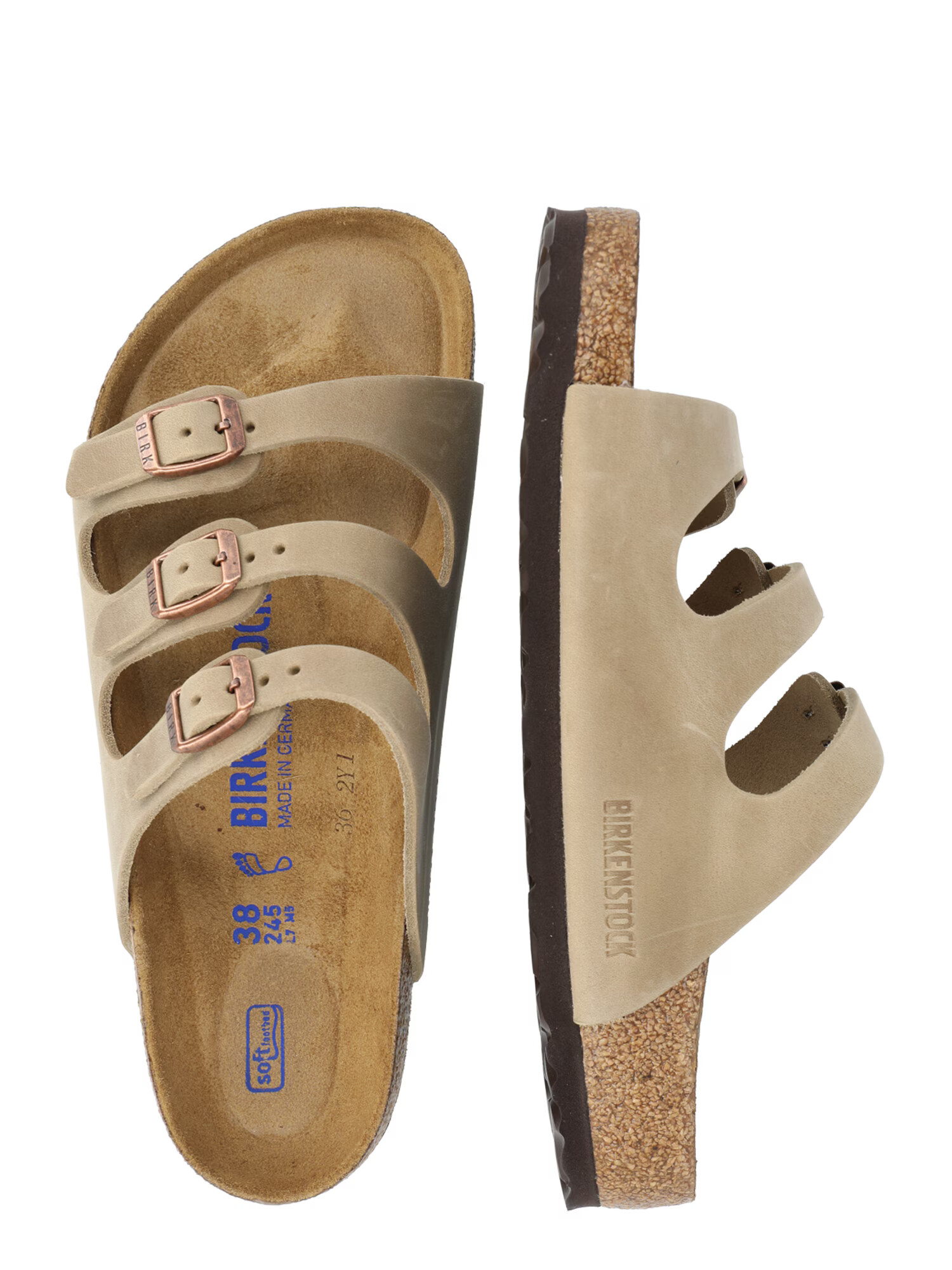 BIRKENSTOCK Šľapky 'Florida' svetlohnedá - Pepit.sk