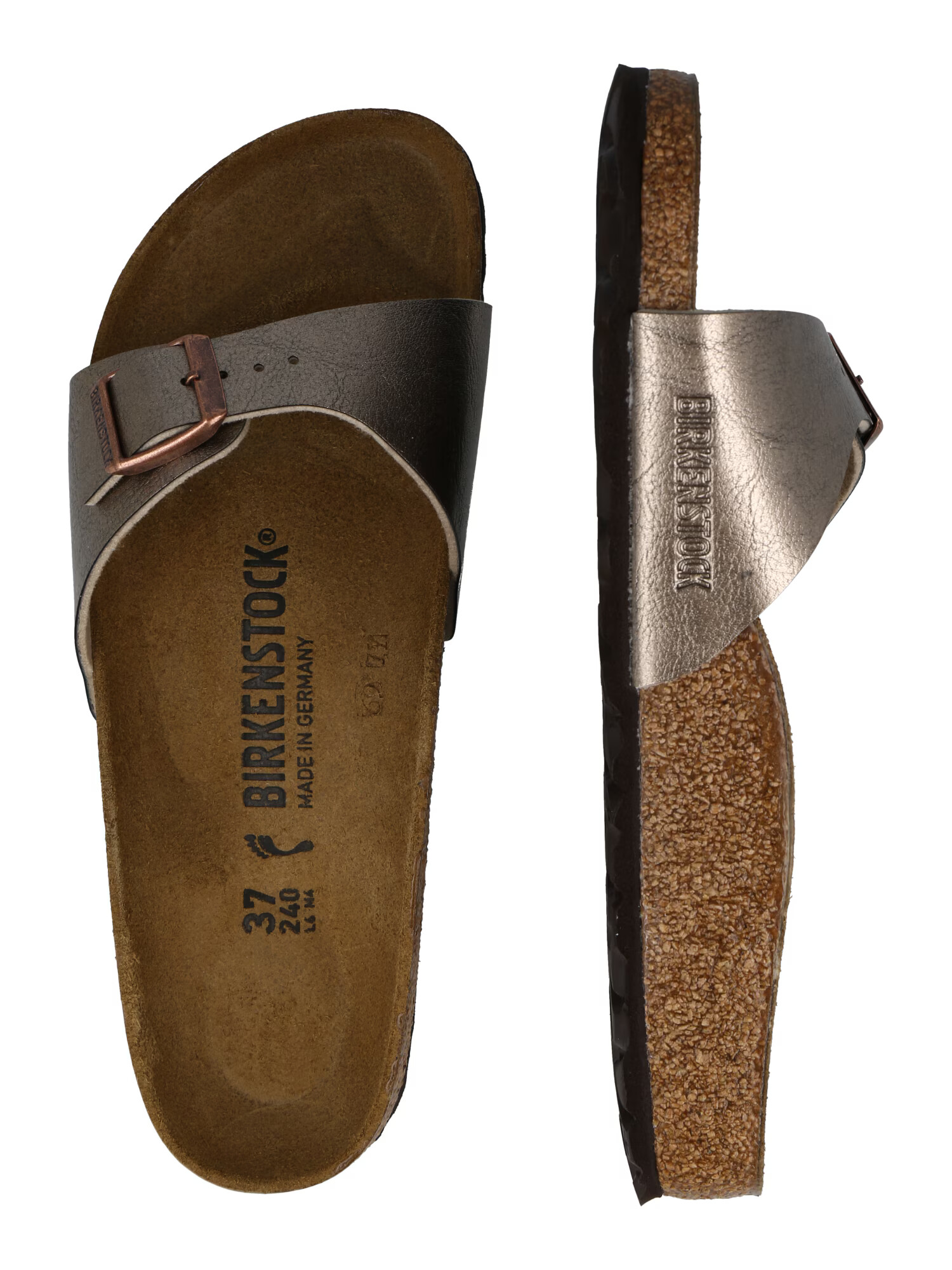 BIRKENSTOCK Šľapky 'Madrid' bronzová - Pepit.sk