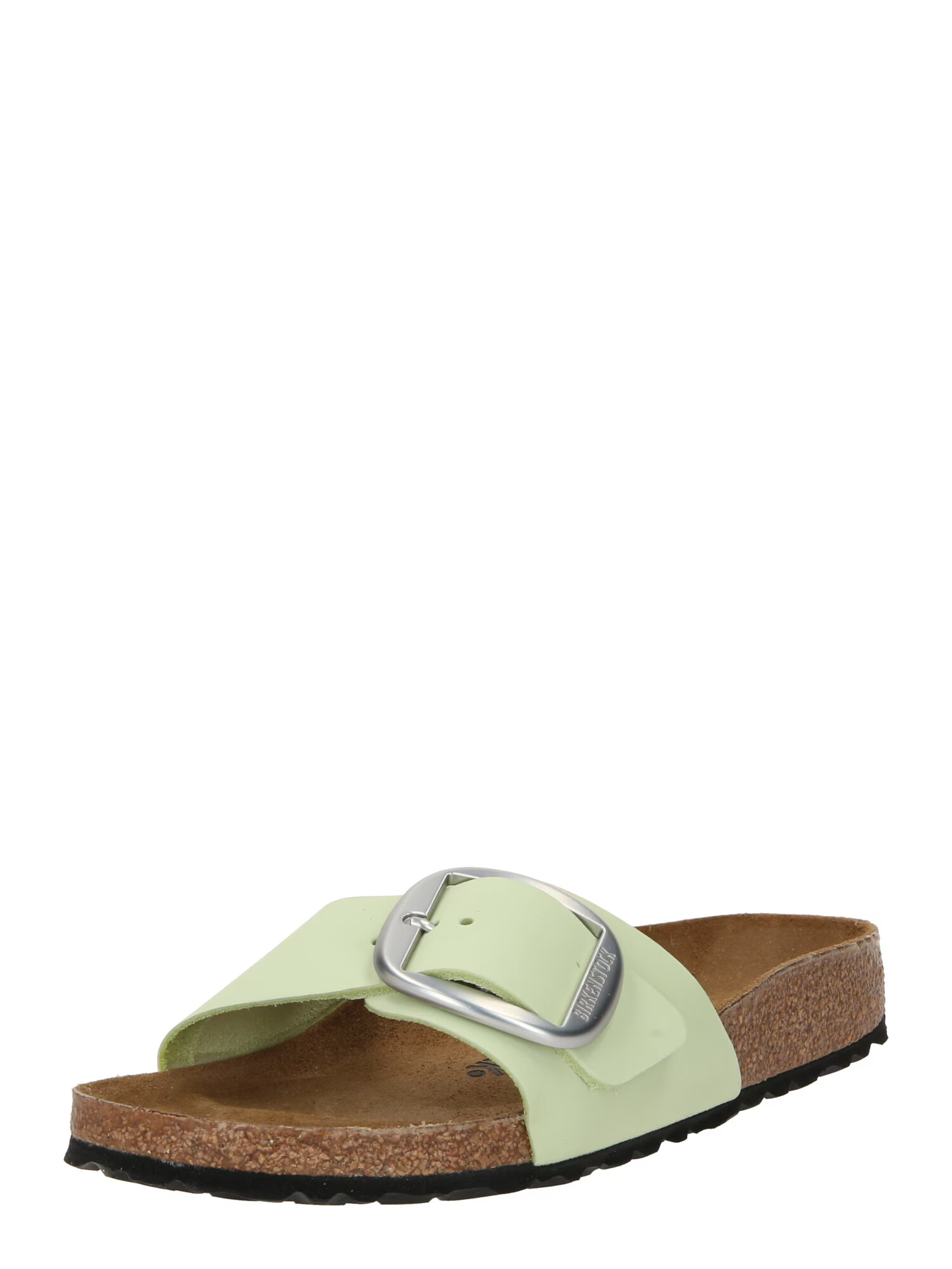 BIRKENSTOCK Šľapky 'Madrid' svetlozelená / strieborná - Pepit.sk