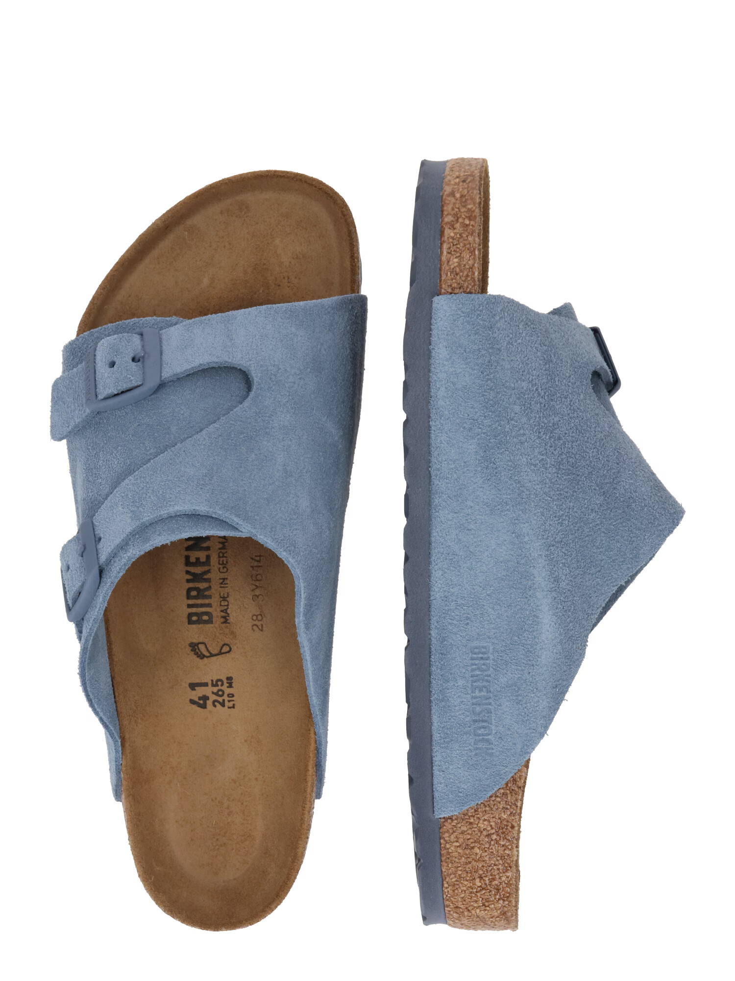 BIRKENSTOCK Šľapky 'Zürich' dymovo modrá - Pepit.sk