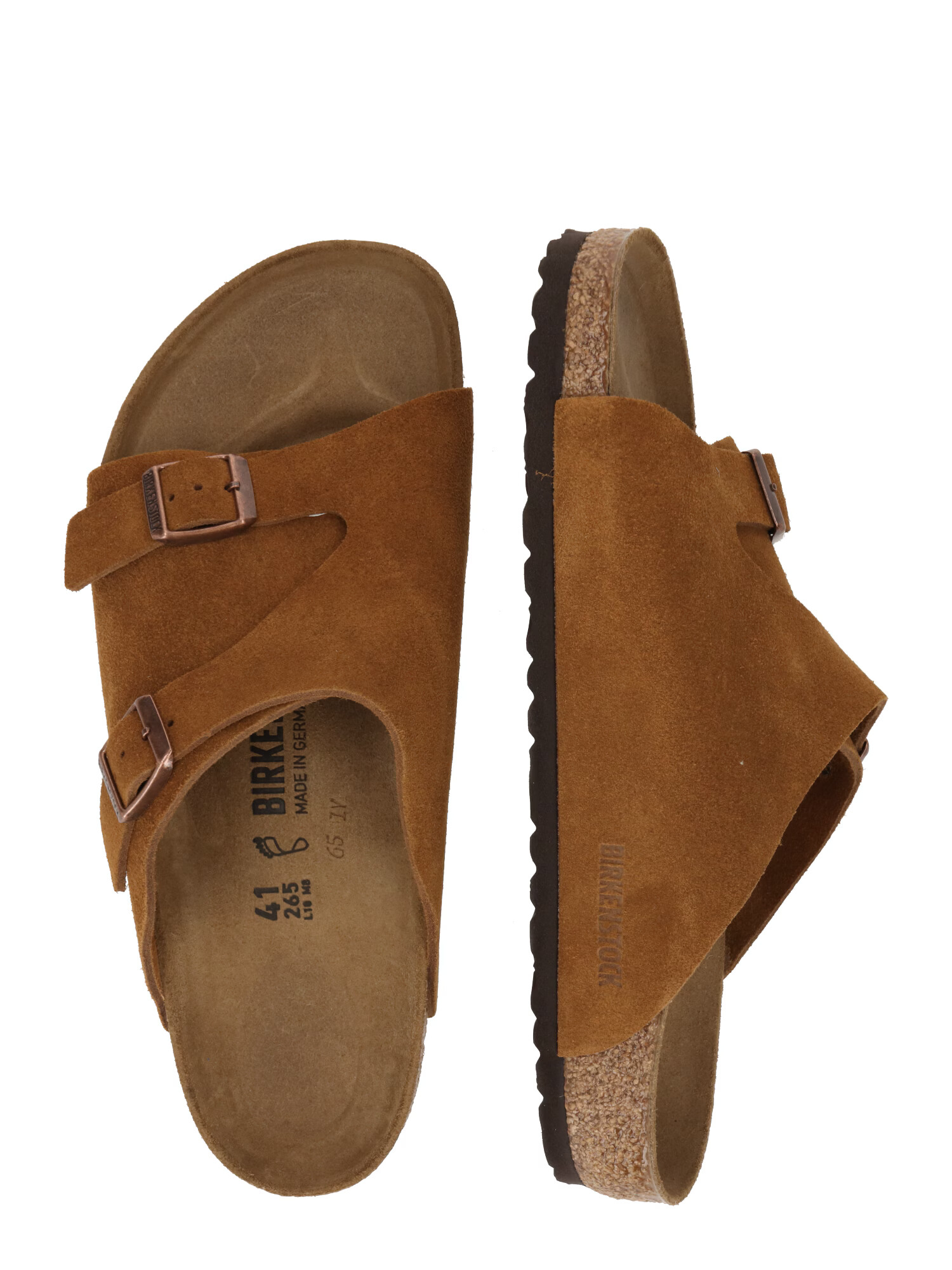 BIRKENSTOCK Šľapky 'Zürich' koňaková - Pepit.sk