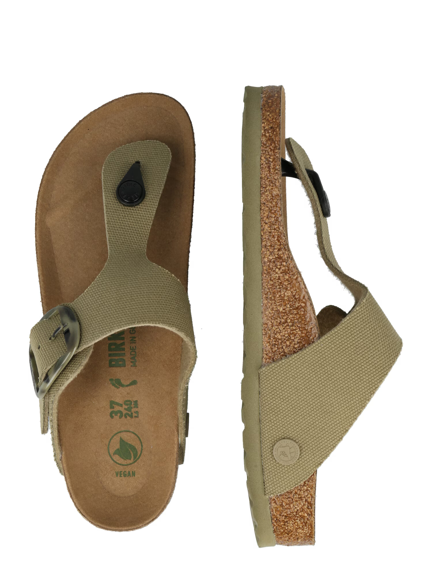 BIRKENSTOCK Žabky 'Gizeh' kaki - Pepit.sk