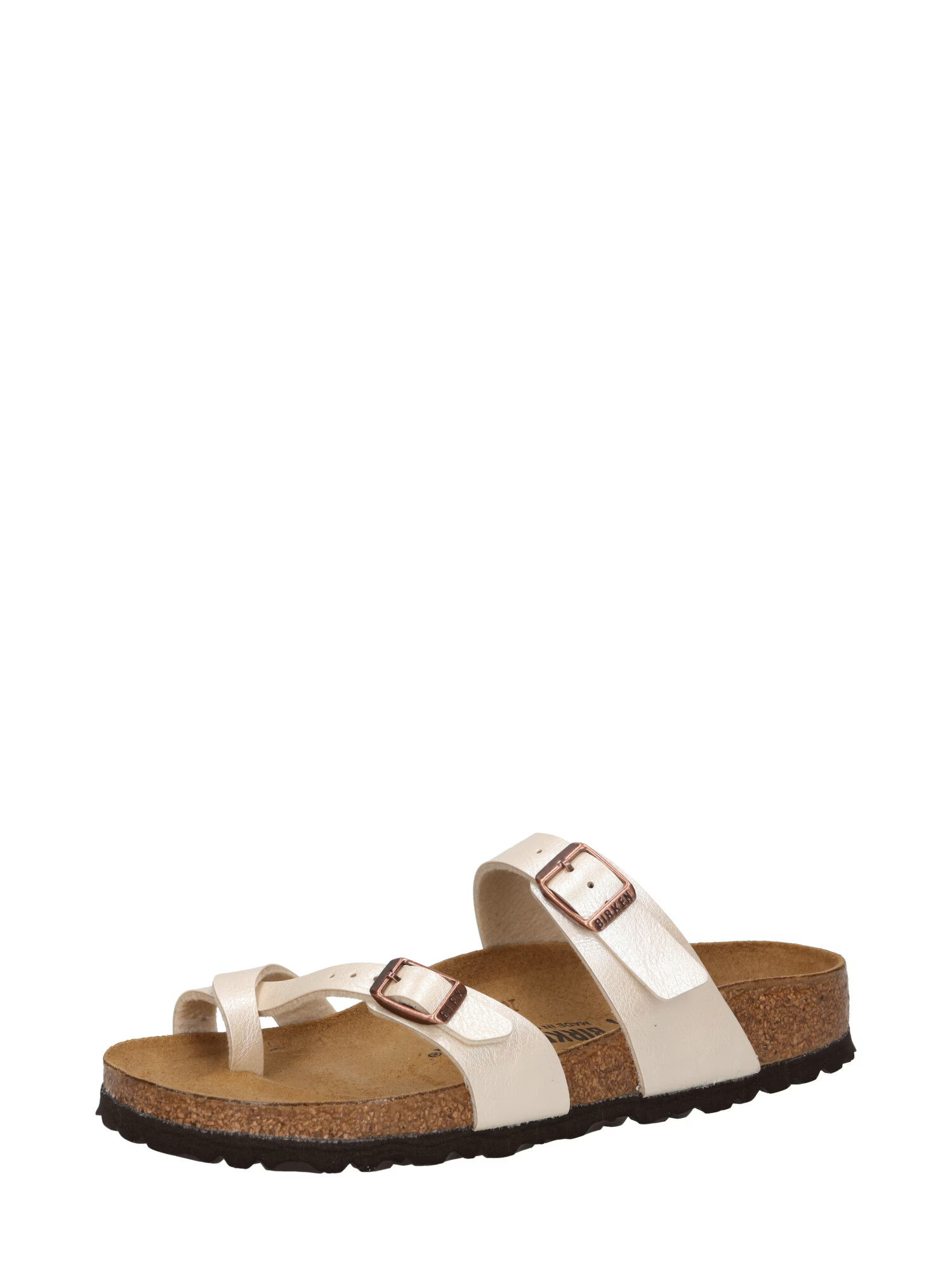 BIRKENSTOCK Žabky 'Mayari' krémová / ružové zlato - Pepit.sk