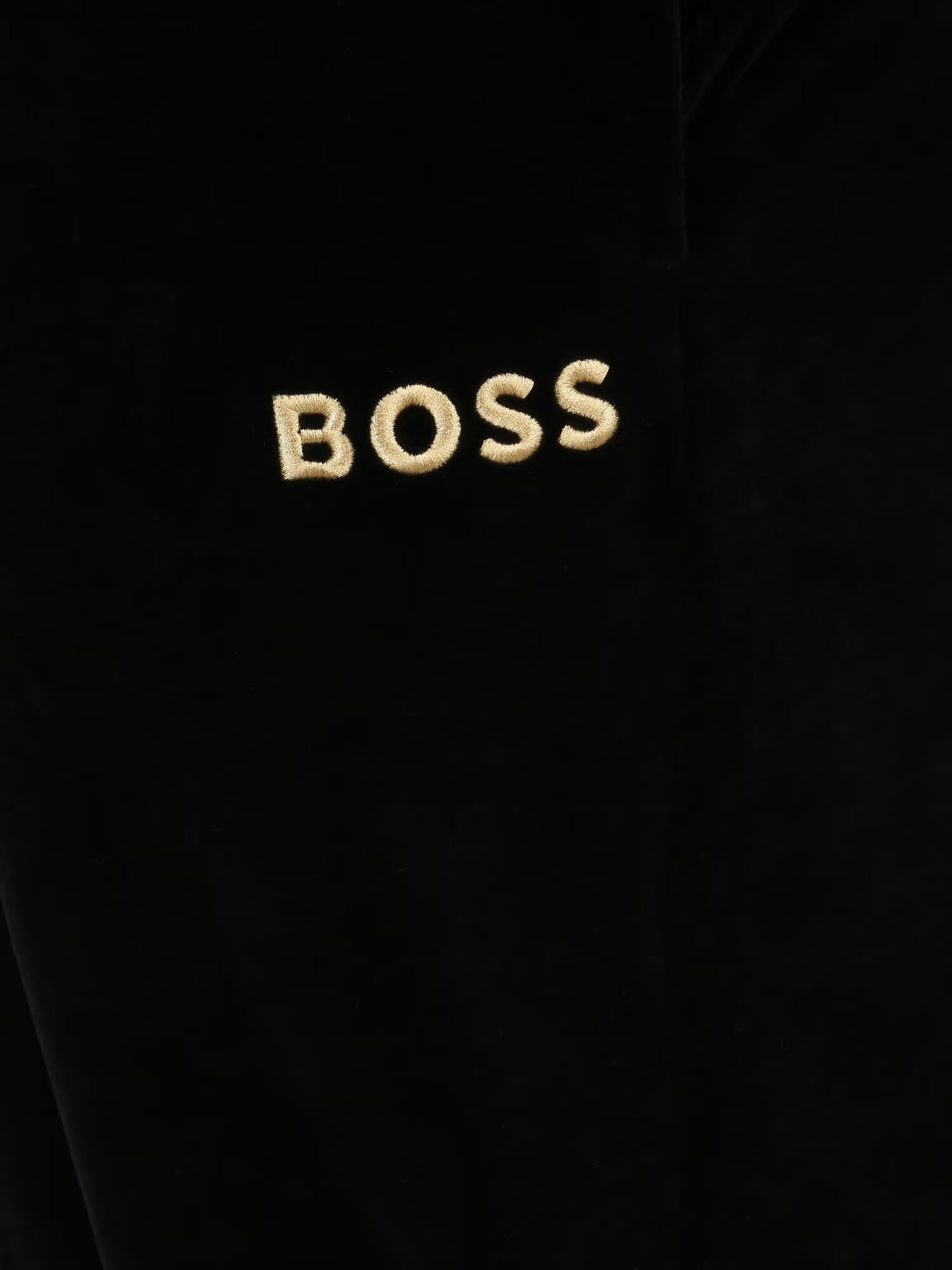 BOSS Black Nohavice 'Velour Pants' svetložltá / čierna - Pepit.sk