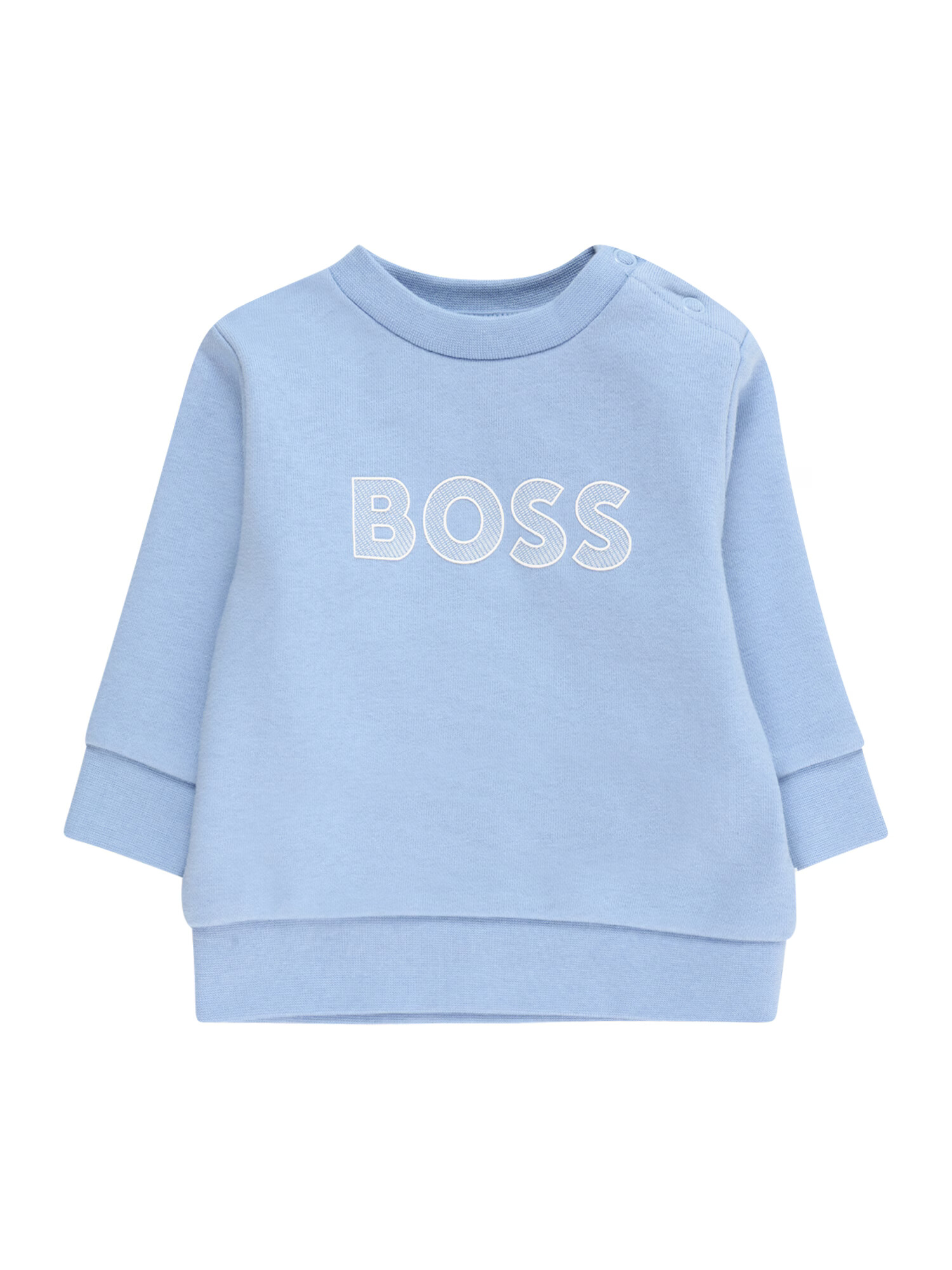 BOSS Kidswear Mikina nebesky modrá / biela - Pepit.sk