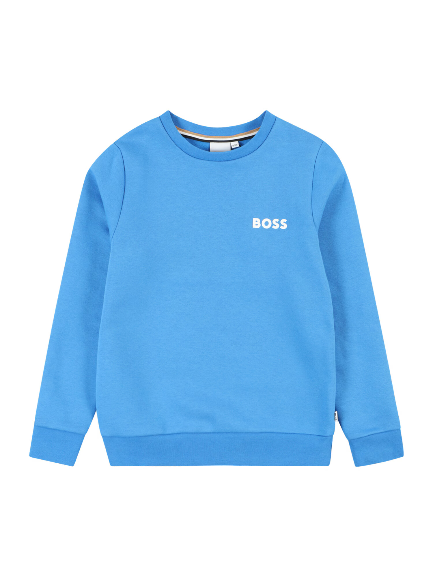 BOSS Kidswear Mikina svetlomodrá / biela - Pepit.sk