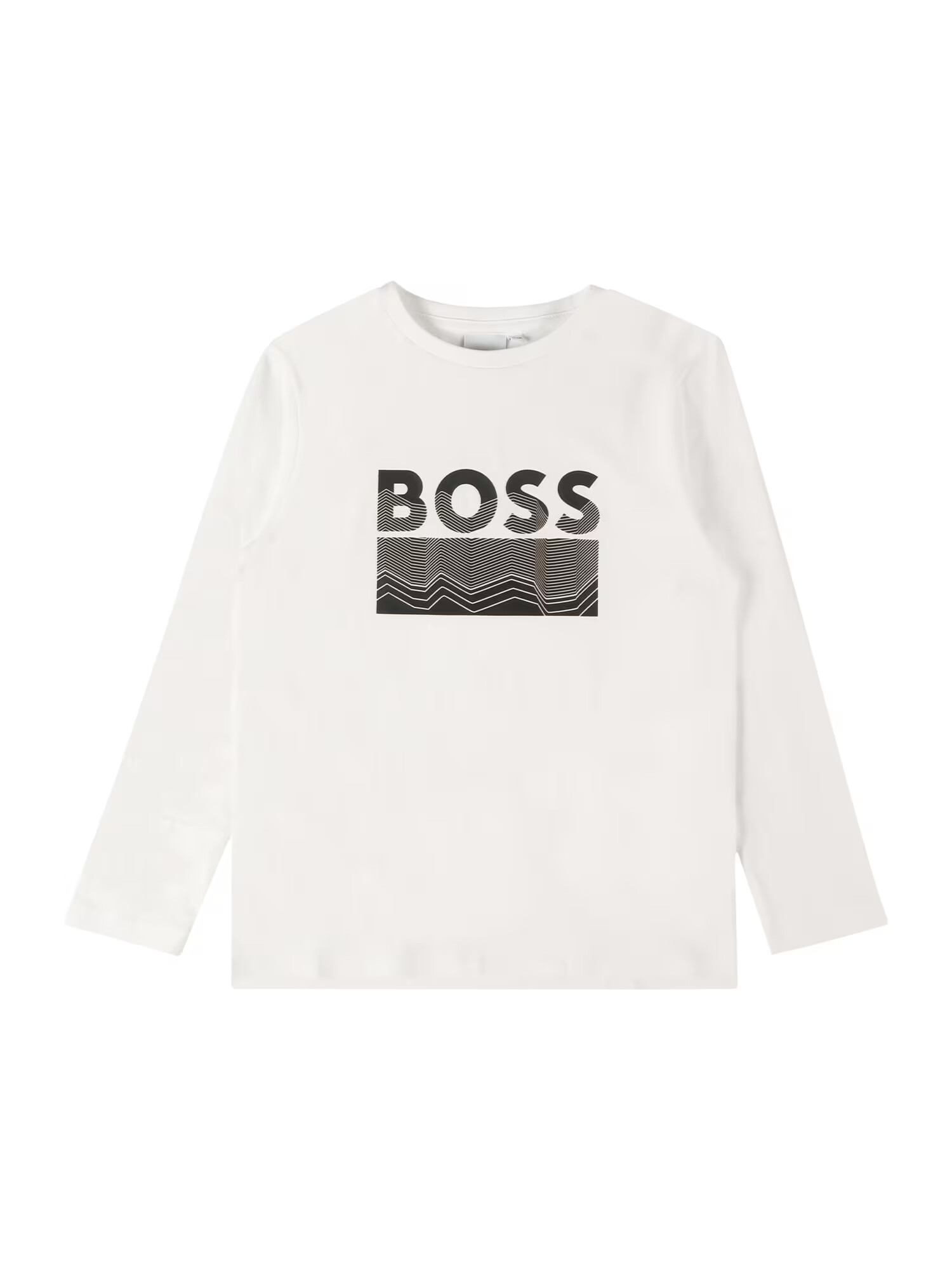 BOSS Kidswear Tričko čierna / biela - Pepit.sk