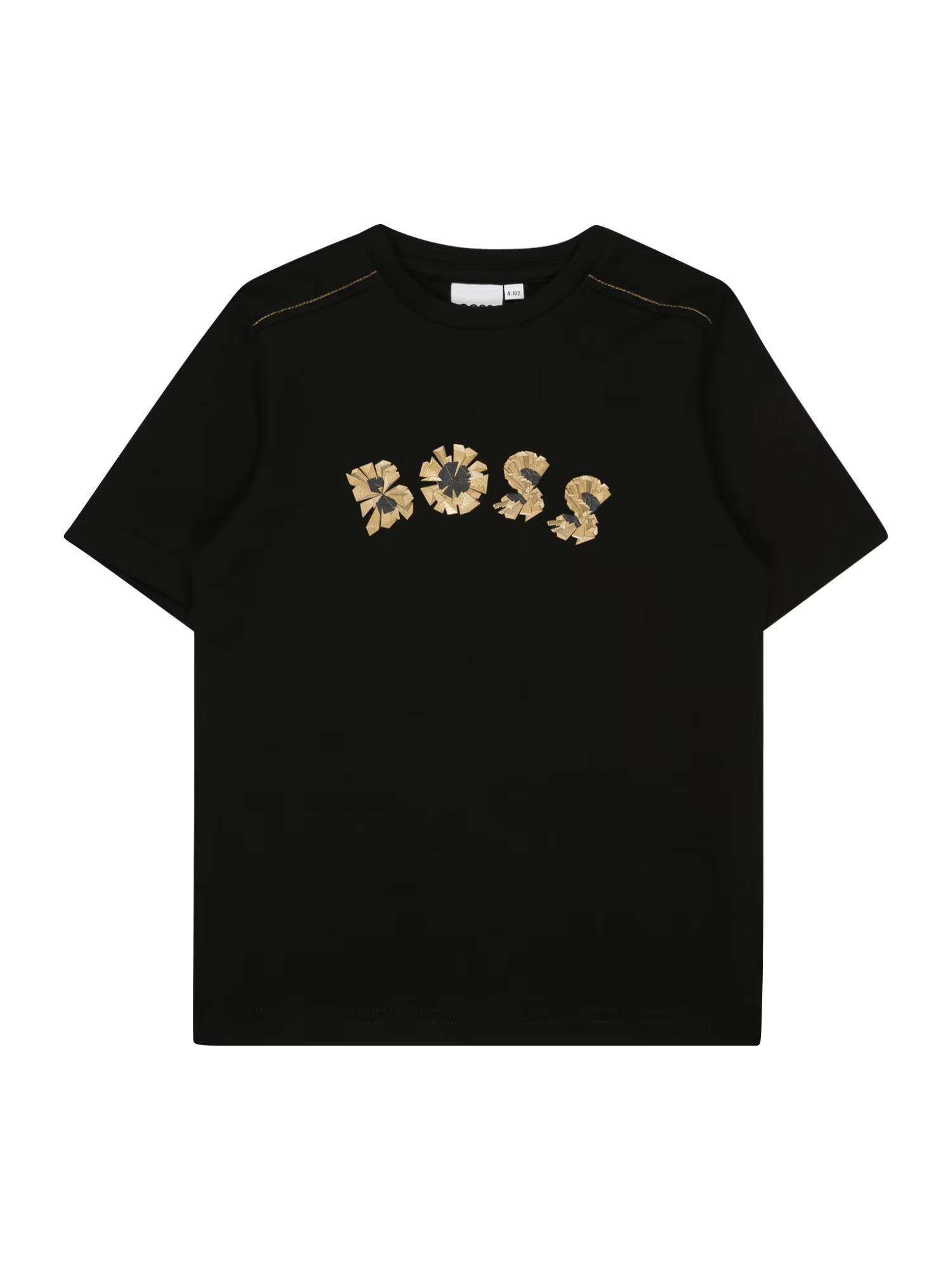 BOSS Kidswear Tričko svetlohnedá / čierna - Pepit.sk