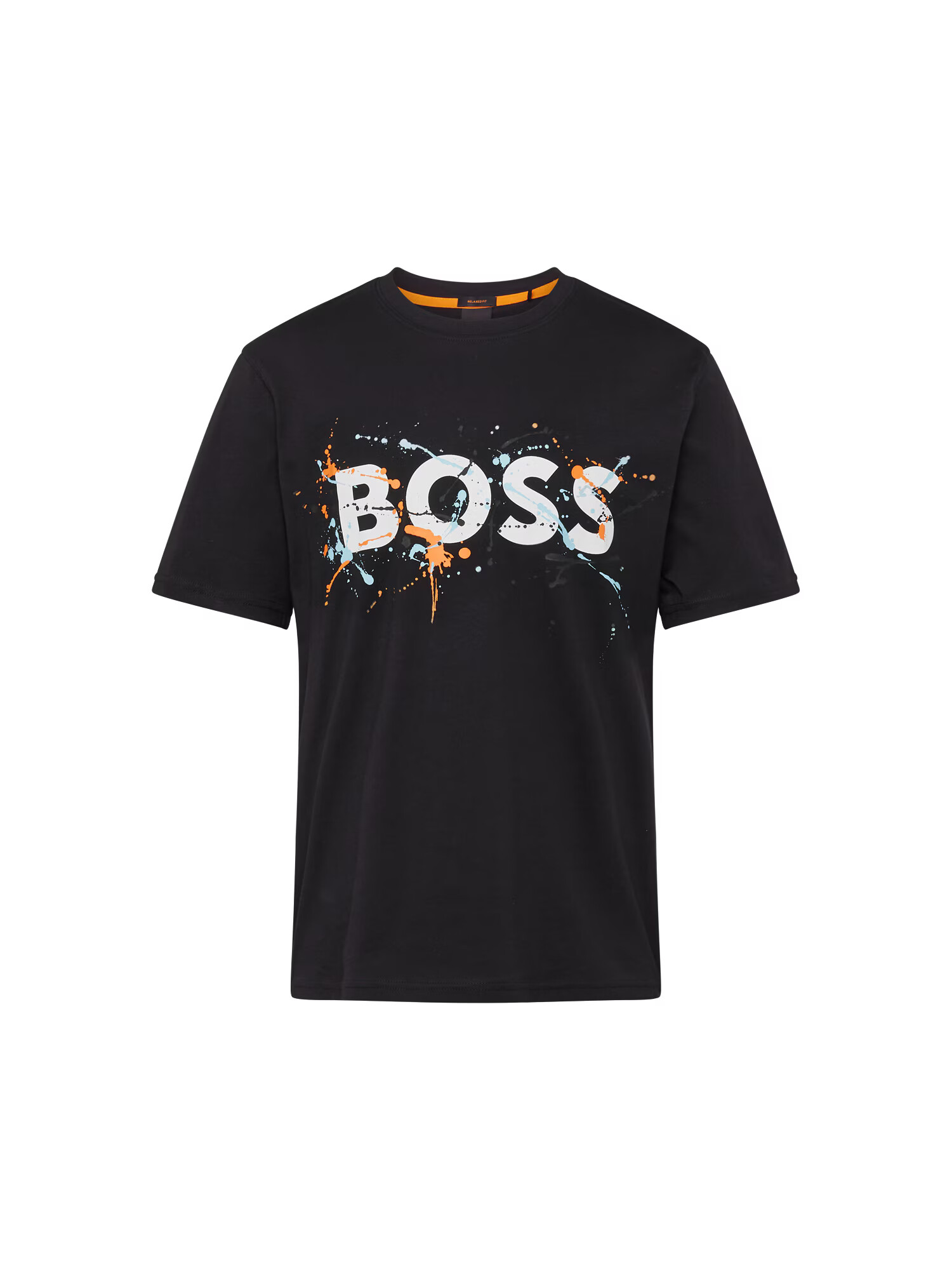 BOSS Orange Tričko čierna / biela - Pepit.sk