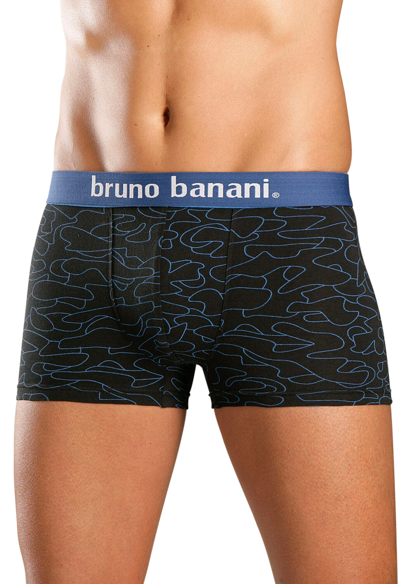 BRUNO BANANI Boxerky tmavomodrá / koralová / čierna - Pepit.sk