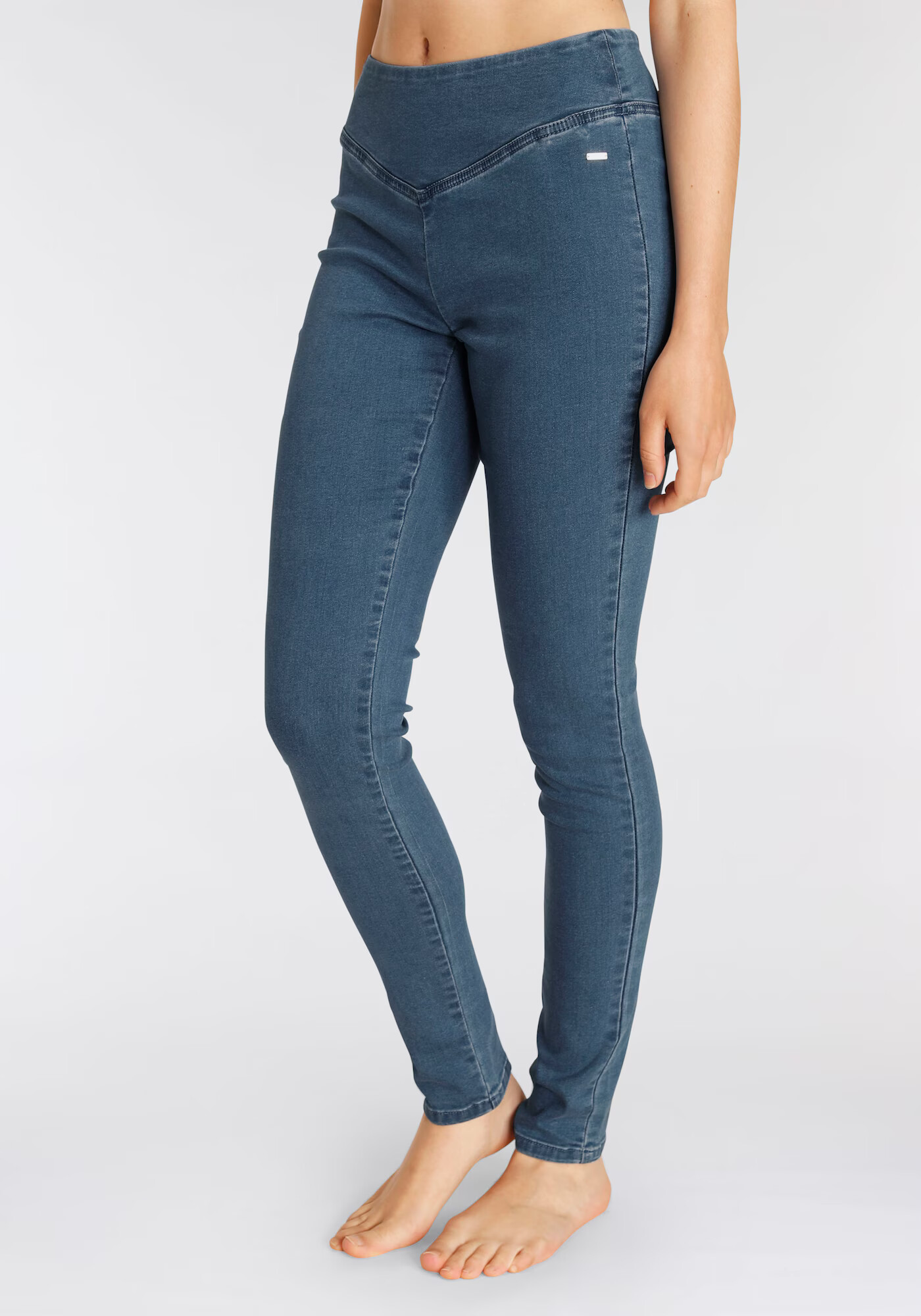 BUFFALO Jeggings modrá denim - Pepit.sk