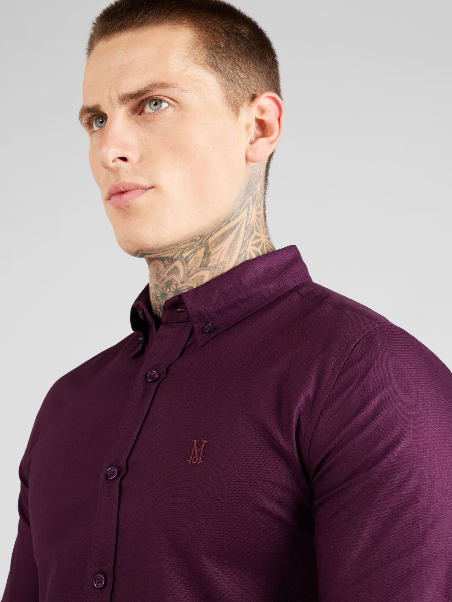 BURTON MENSWEAR LONDON Košeľa burgundská - Pepit.sk